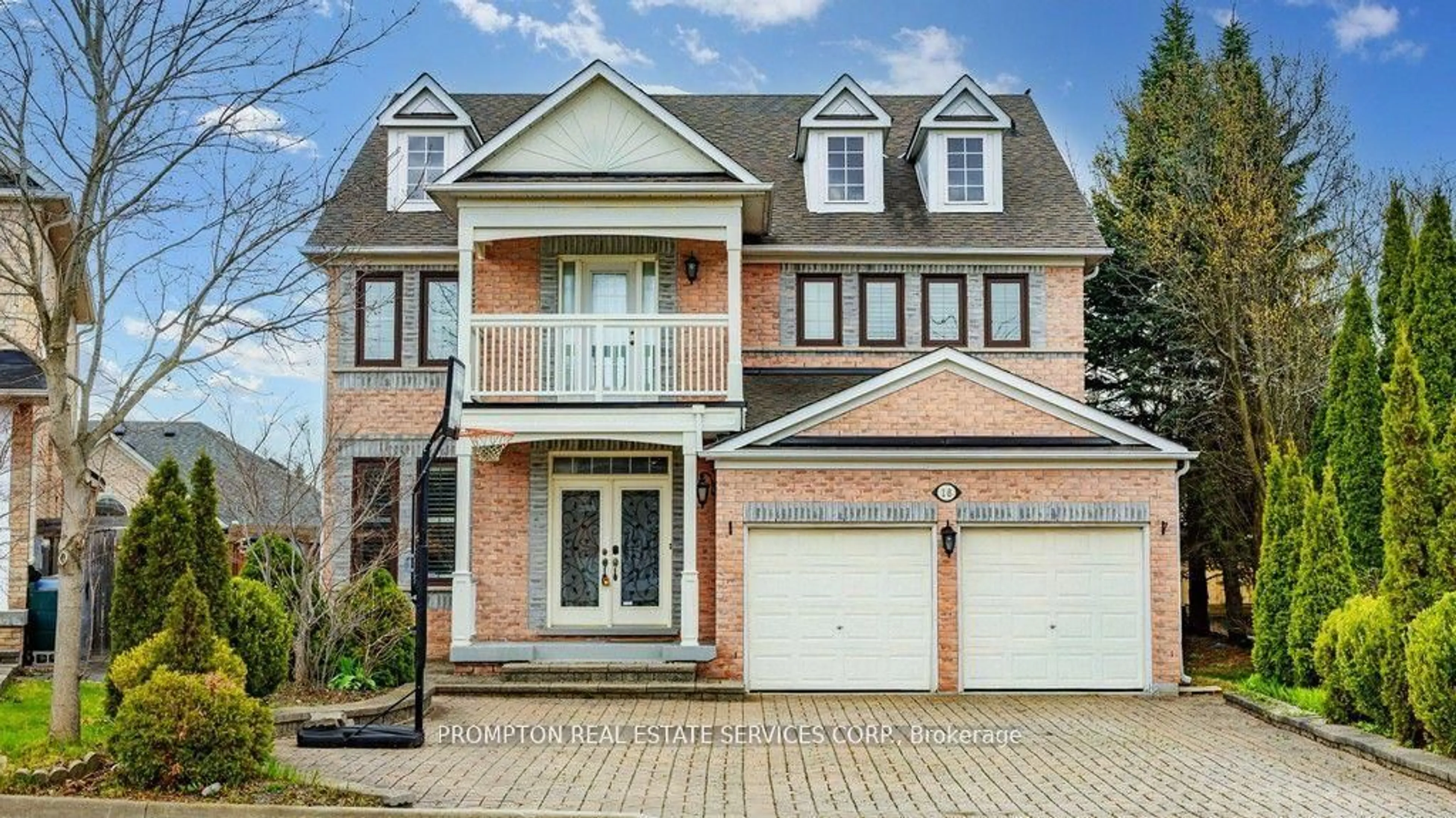 Home with brick exterior material, street for 18 Bridleford Crt, Markham Ontario L3P 7Z2