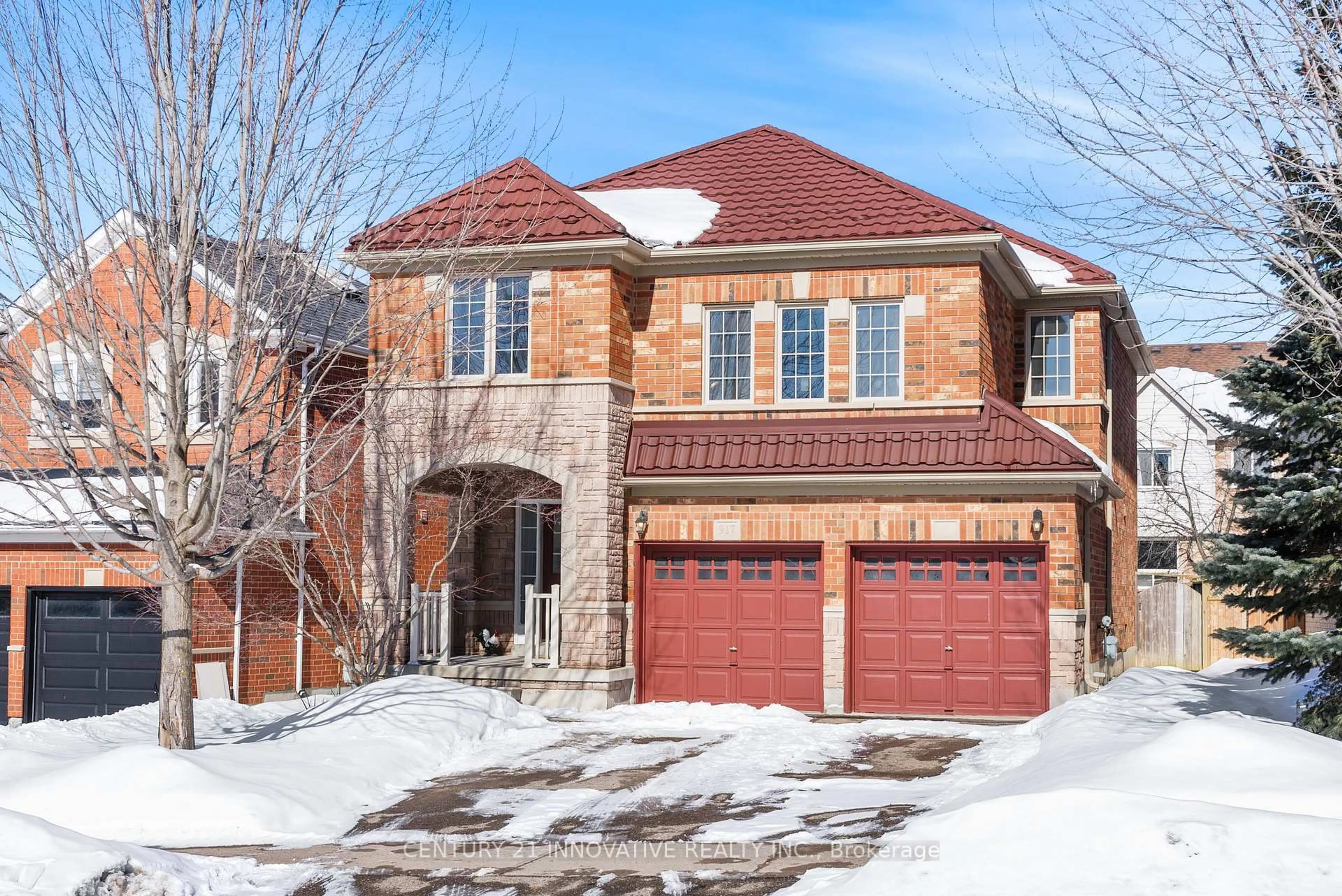 Home with brick exterior material, street for 917 Joe Persechini Dr, Newmarket Ontario L3X 2Y8