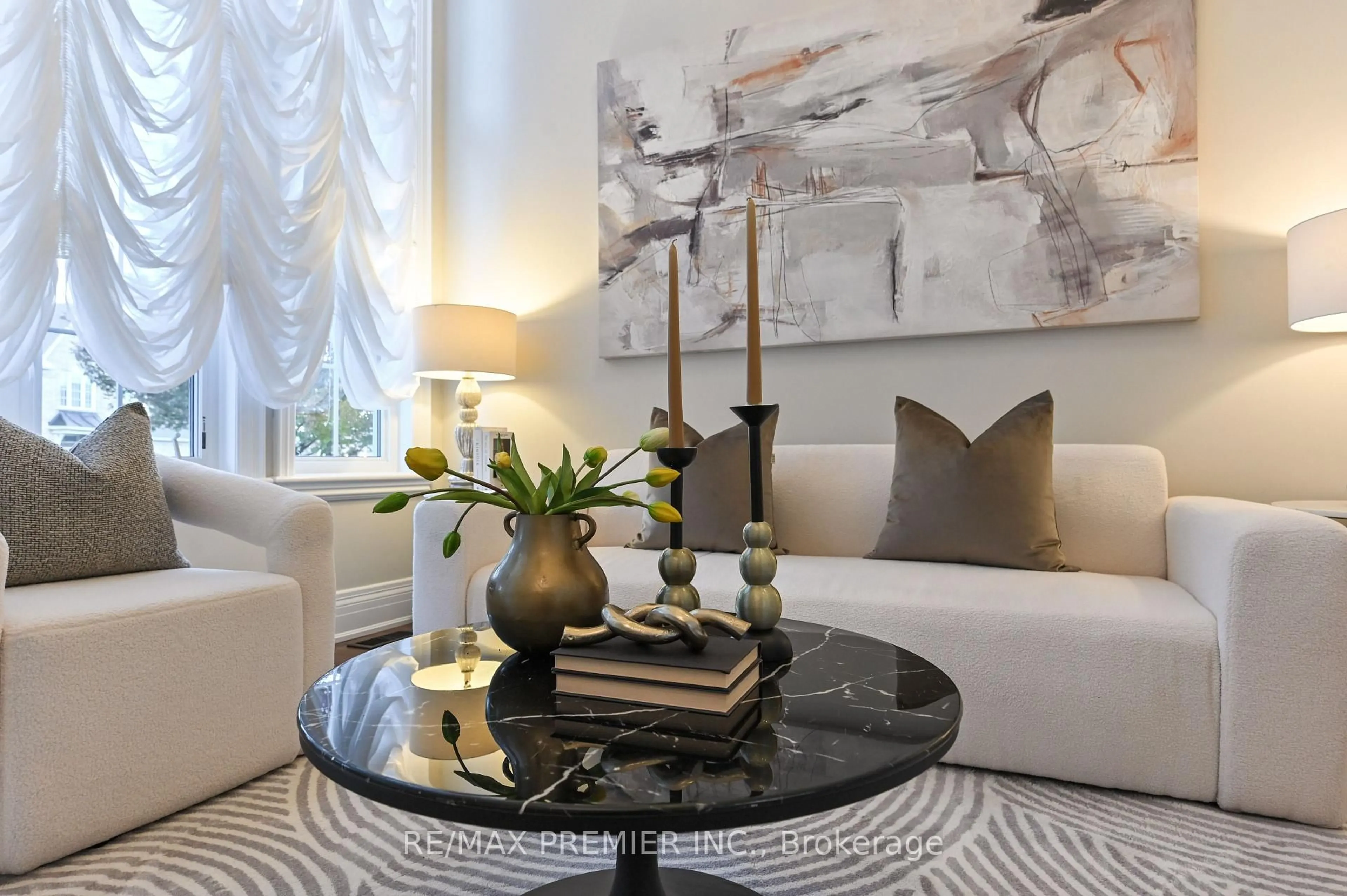 Living room with furniture, unknown for 64 Heintzman Cres, Vaughan Ontario L6A 4T1