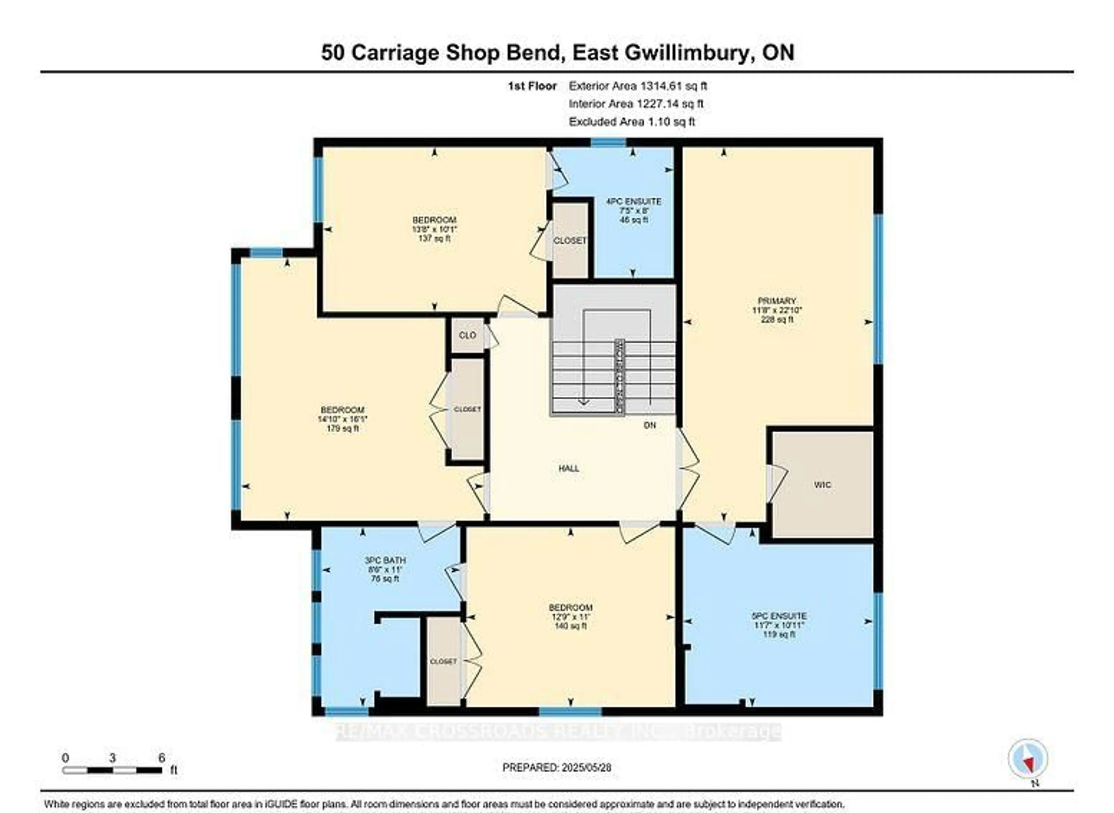 Floor plan for 50 Carriage Shop Bend, East Gwillimbury Ontario L9N 0Y5