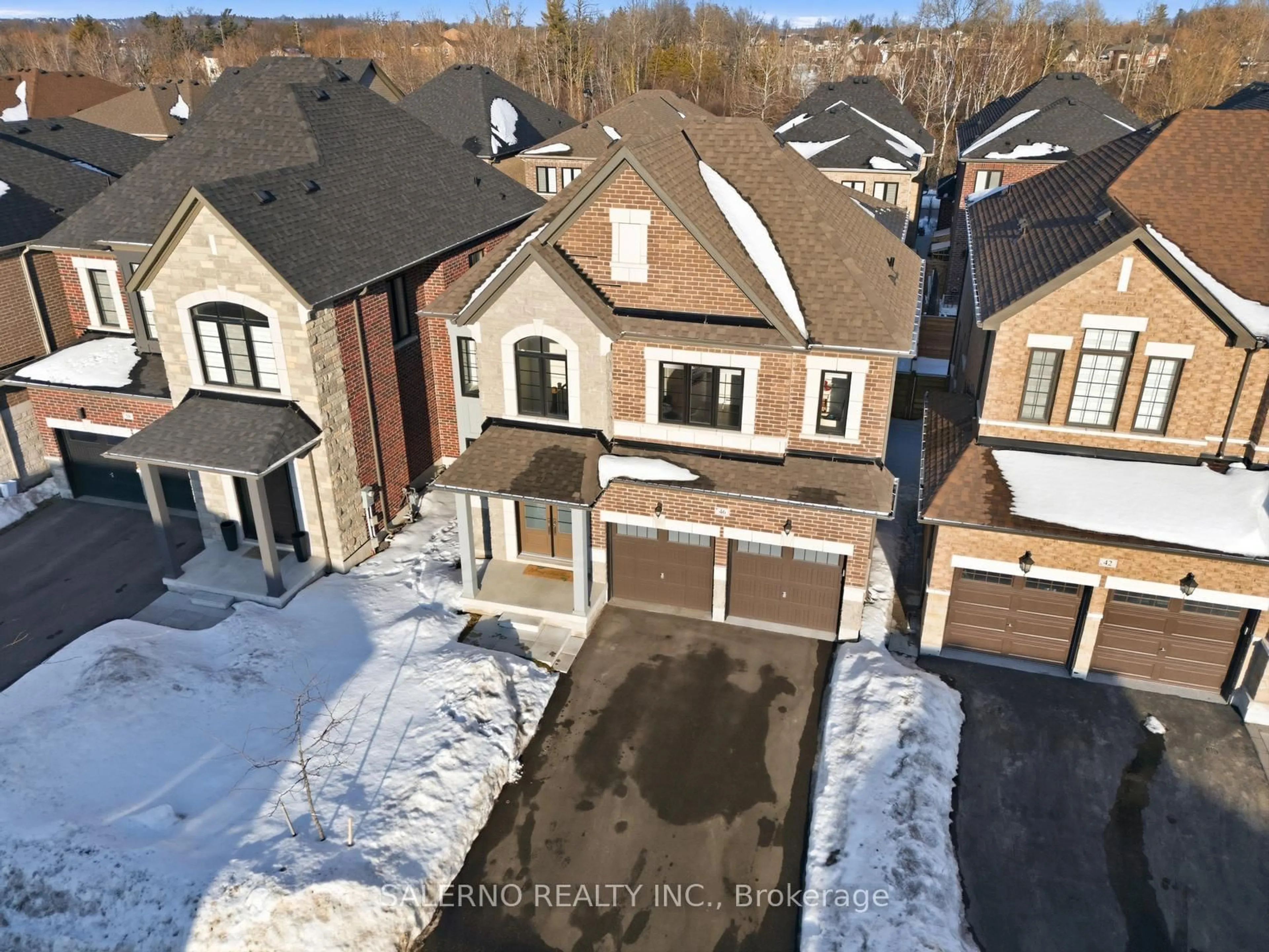 A pic from outside/outdoor area/front of a property/back of a property/a pic from drone, street for 46 Stilton Ave, Vaughan Ontario L4H 5B9
