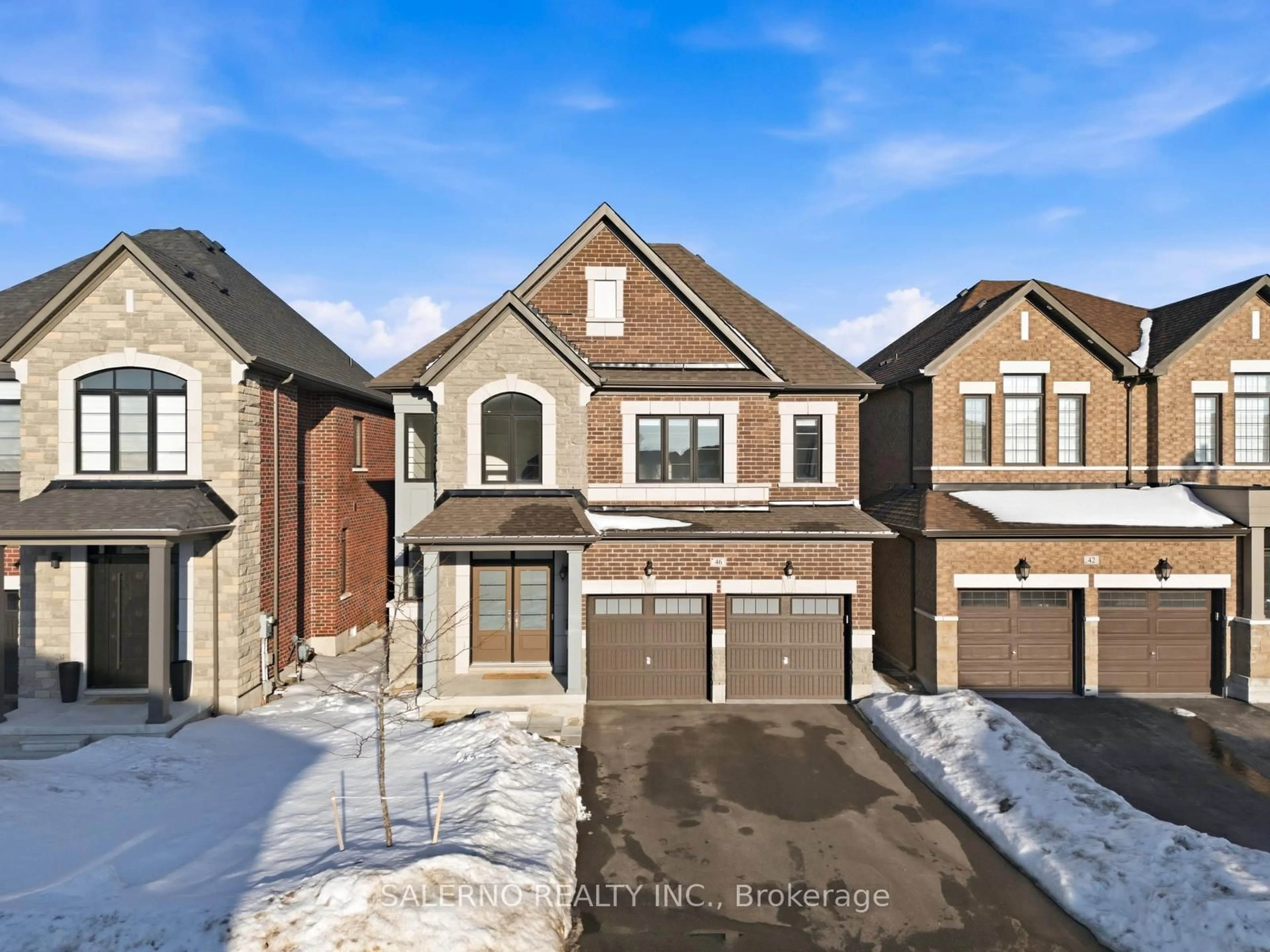 Home with brick exterior material, street for 46 Stilton Ave, Vaughan Ontario L4H 5B9