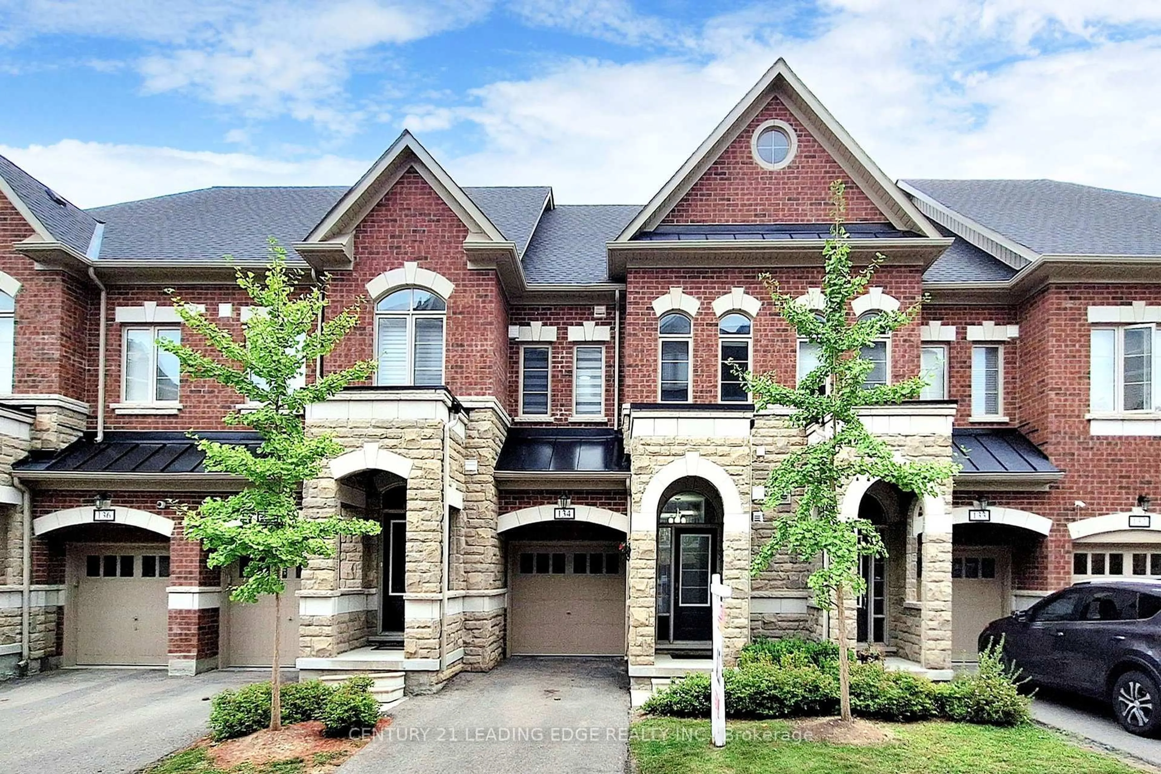 Home with brick exterior material, street for 1331 Major Mackenzie Dr #134, Vaughan Ontario L6A 4W4