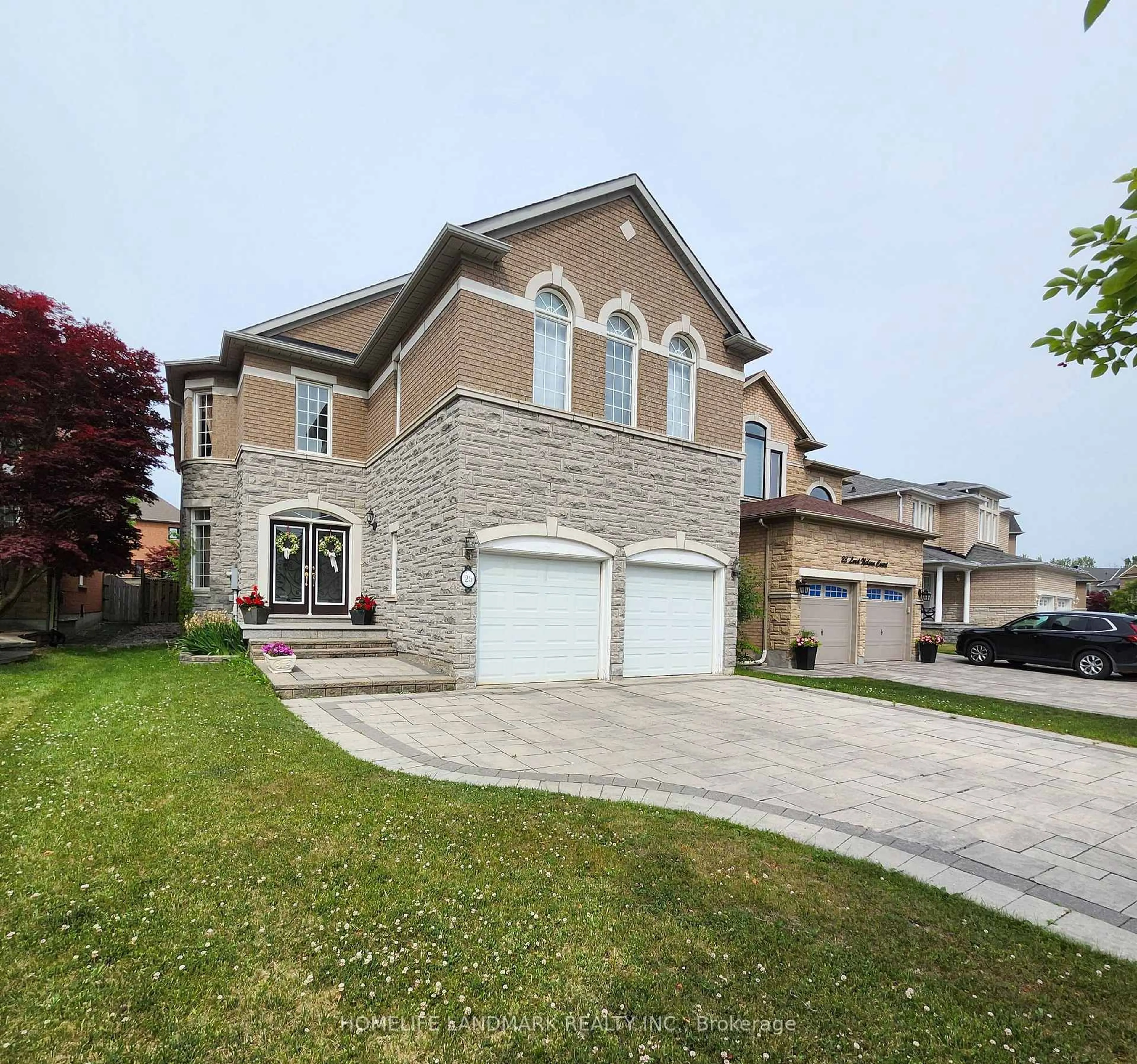 Home with brick exterior material, street for 25 Lord  Nelson Crt, Richmond Hill Ontario L4S 1Y2
