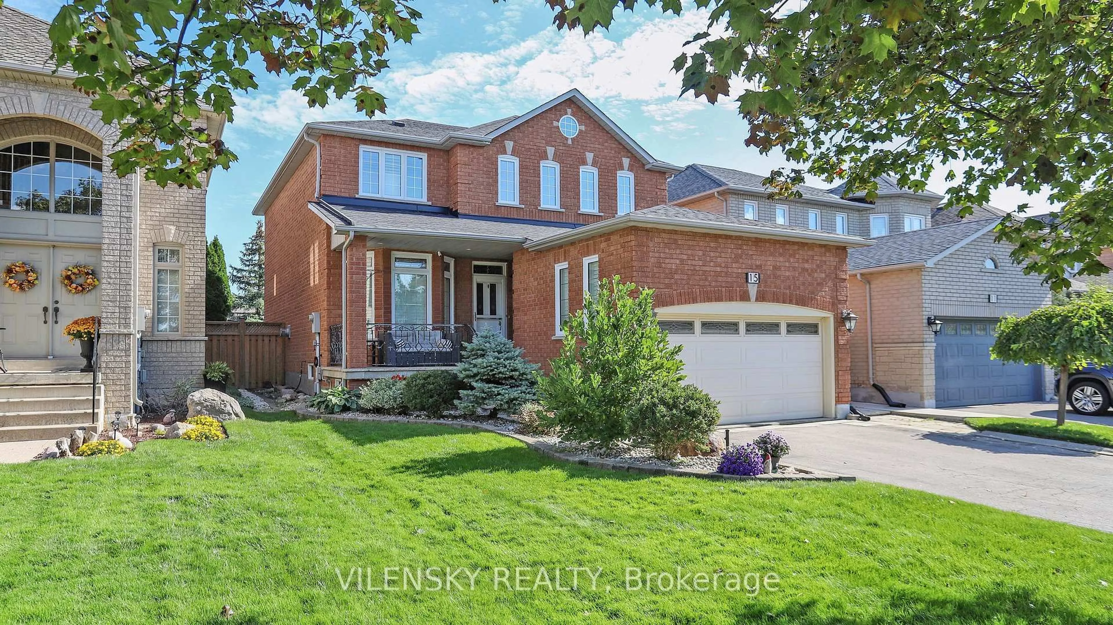 Home with brick exterior material, street for 15 Gladstone Ave, Vaughan Ontario L6A 2C2