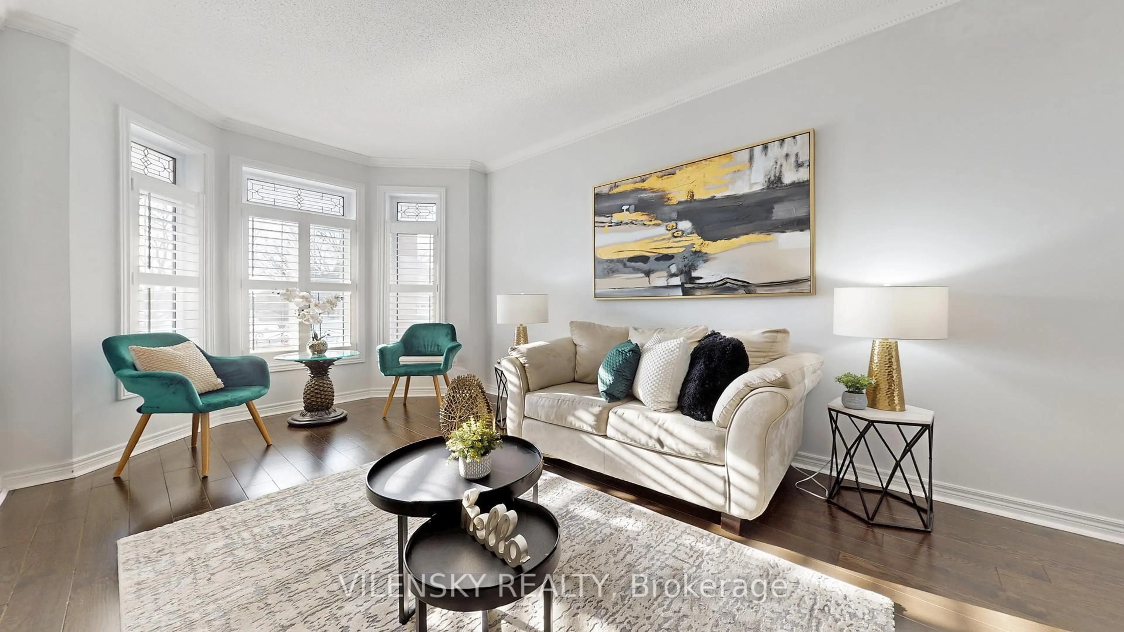 Living room with furniture, unknown for 15 Gladstone Ave, Vaughan Ontario L6A 2C2