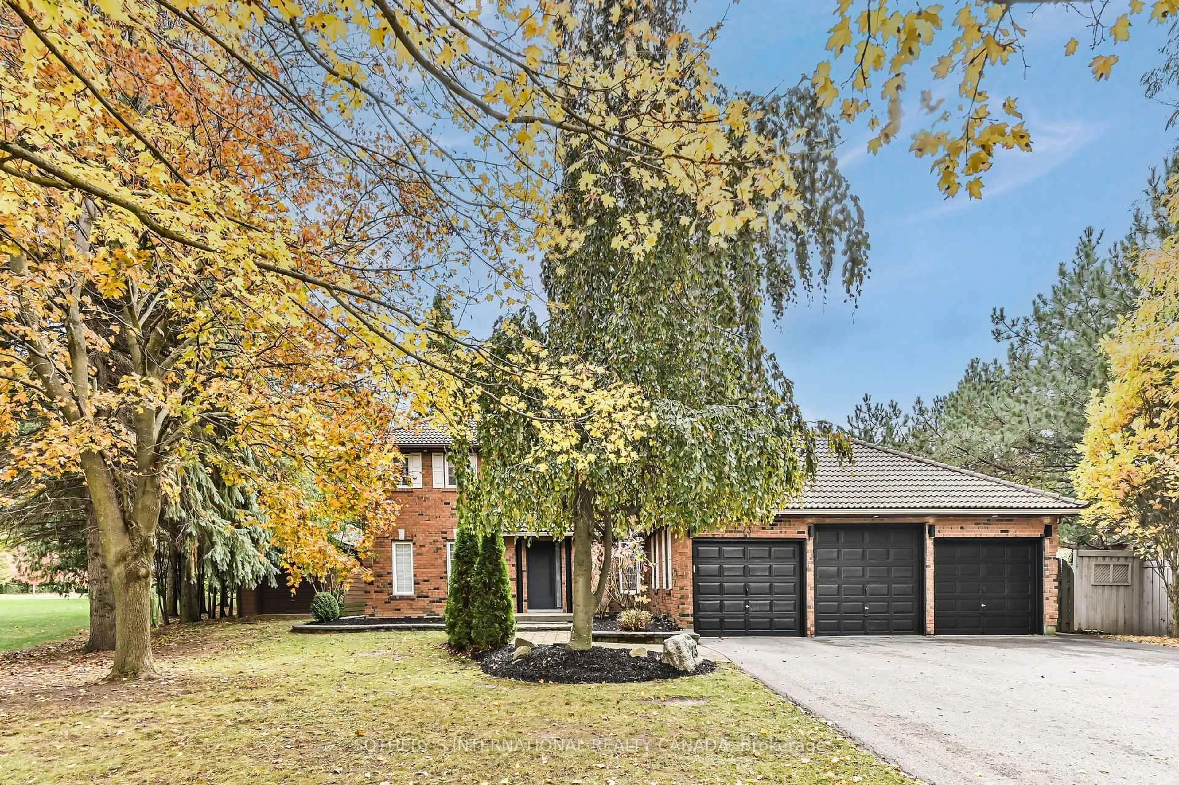 Home with brick exterior material, street for 23 Hill Farm Rd, King Ontario L0G 1N0