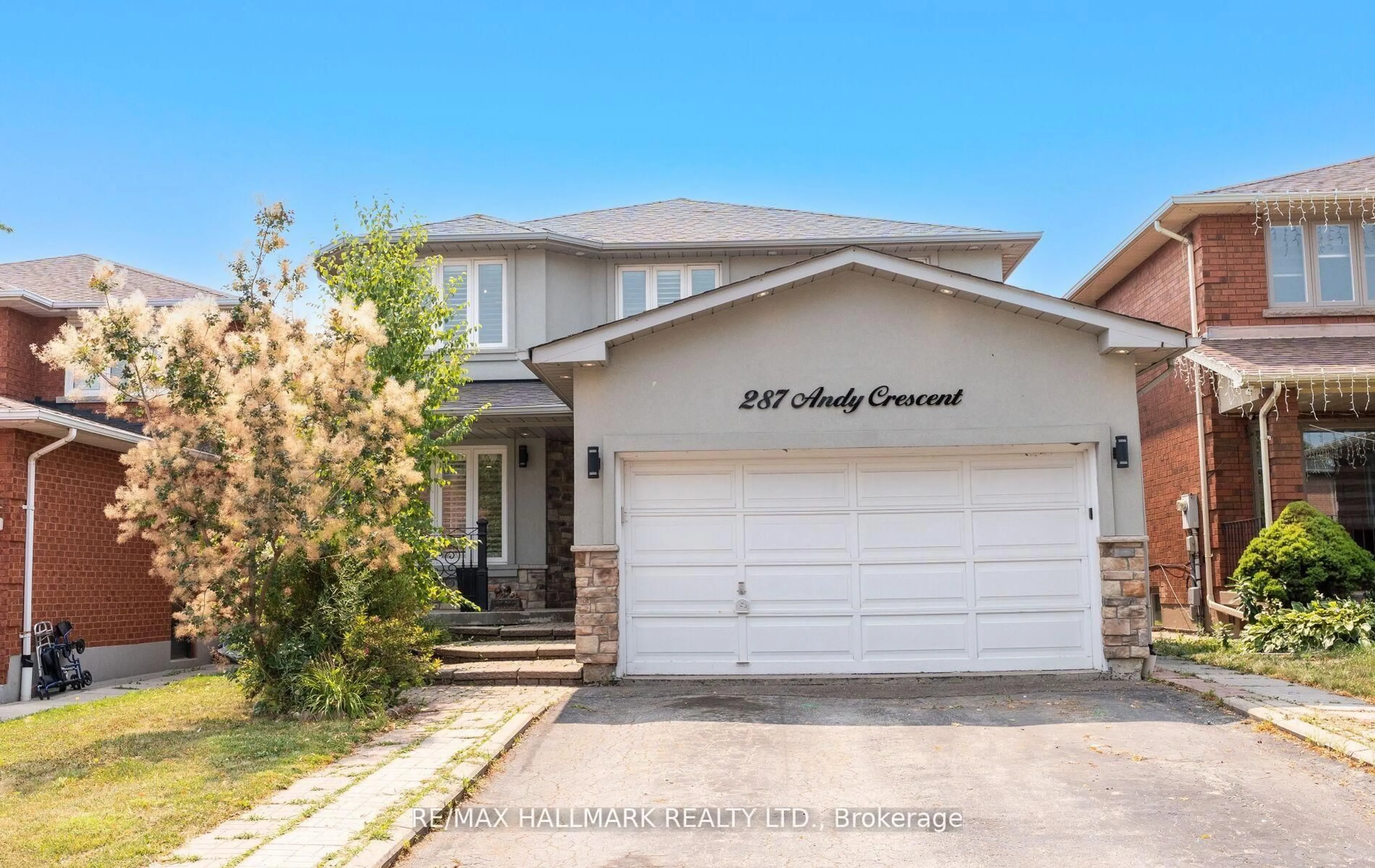 Home with vinyl exterior material, street for 287 Andy Cres, Vaughan Ontario L4H 1C4