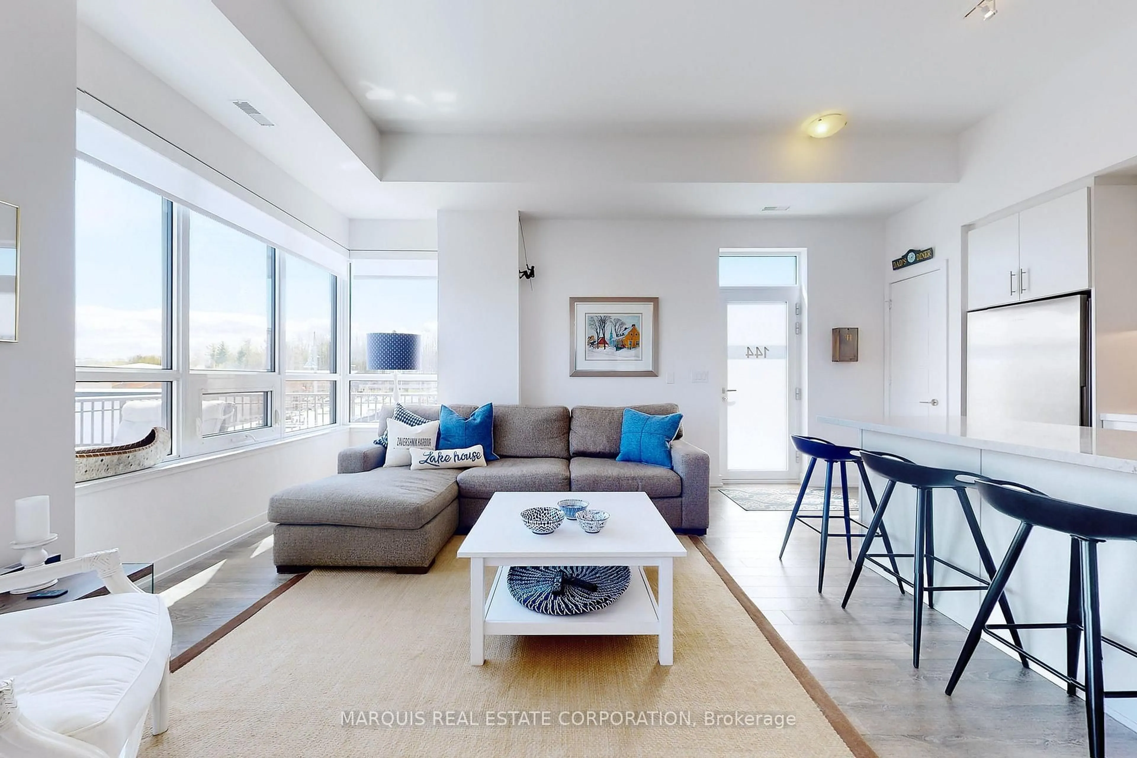 Living room with furniture, unknown for 331 Broward Way #144, Innisfil Ontario L9S 0M7