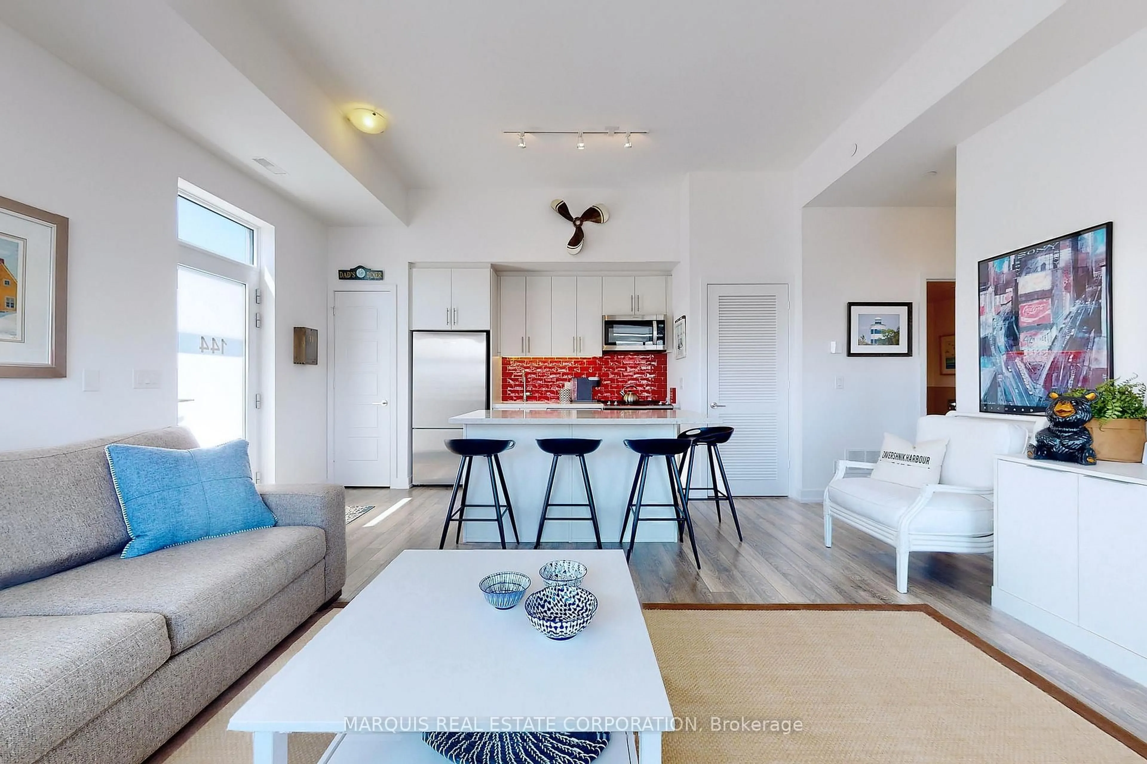 Living room with furniture, unknown for 331 Broward Way #144, Innisfil Ontario L9S 0M7