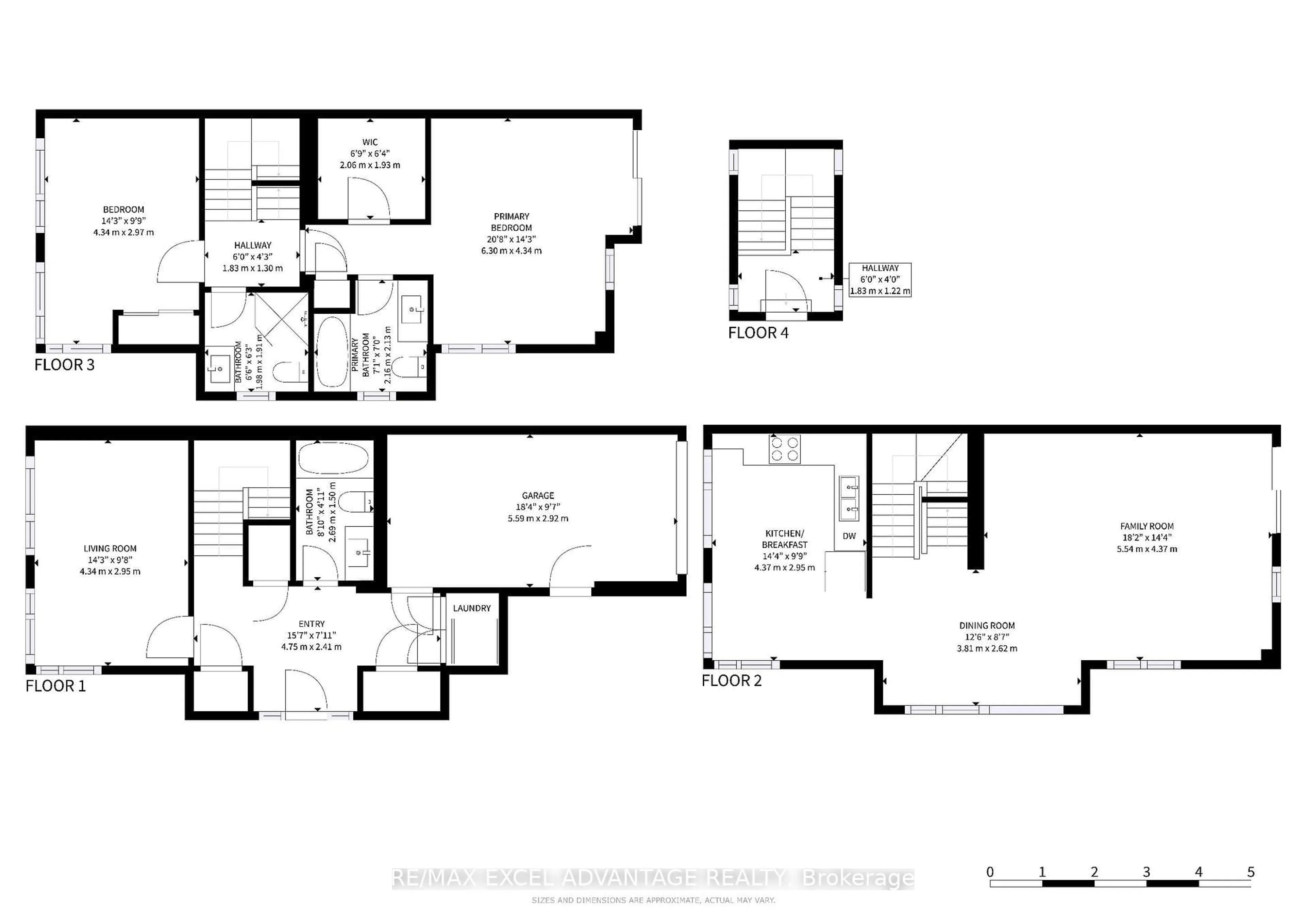 Floor plan for 301 South Park Rd, Markham Ontario L3T 0B9