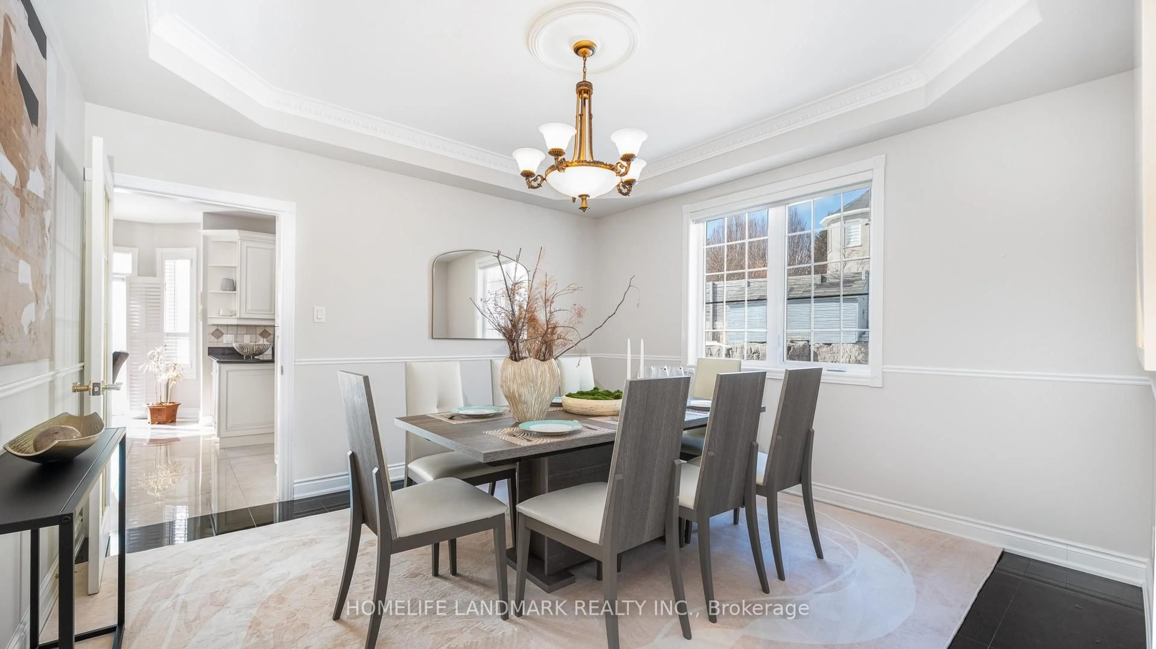 Dining room, ceramic/tile floor for 22 Appalachian Rd, Vaughan Ontario L6A 2V9
