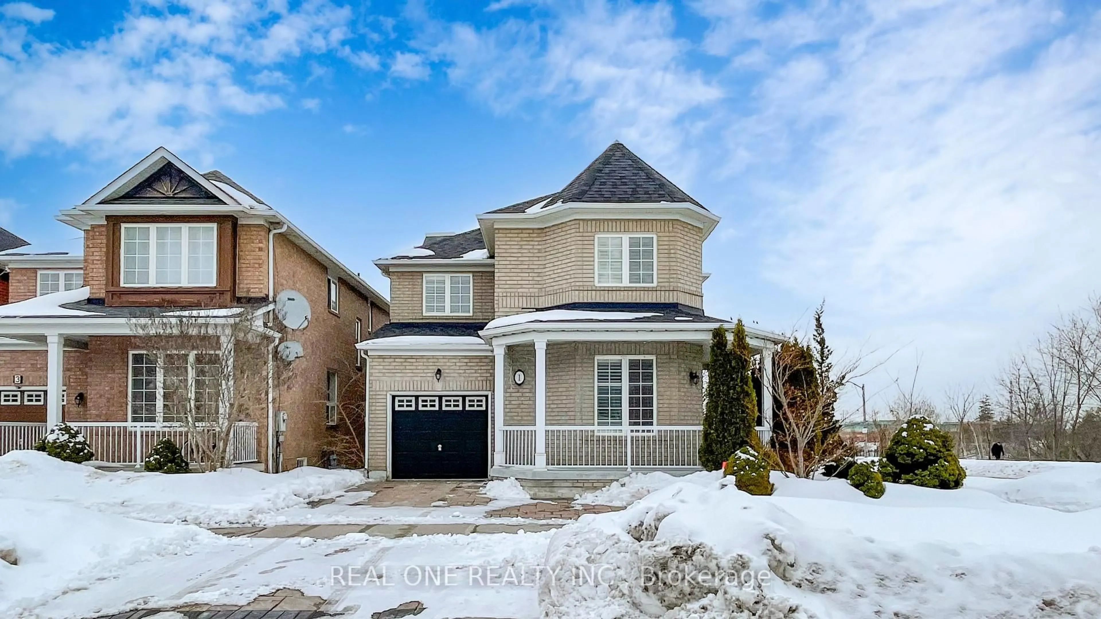Home with brick exterior material, street for 1 Kentland St, Markham Ontario L6E 2A5