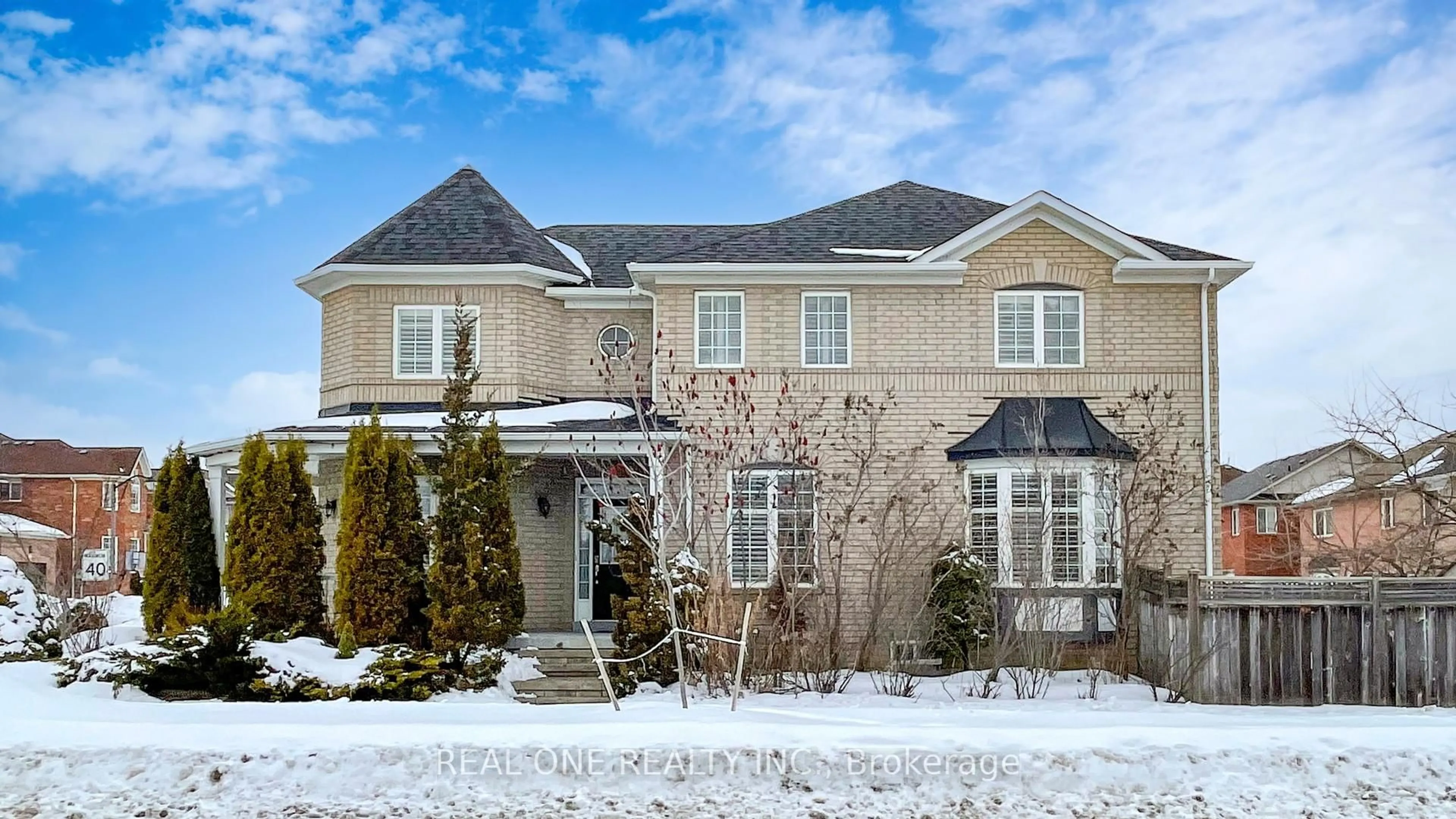 Home with brick exterior material, street for 1 Kentland St, Markham Ontario L6E 2A5