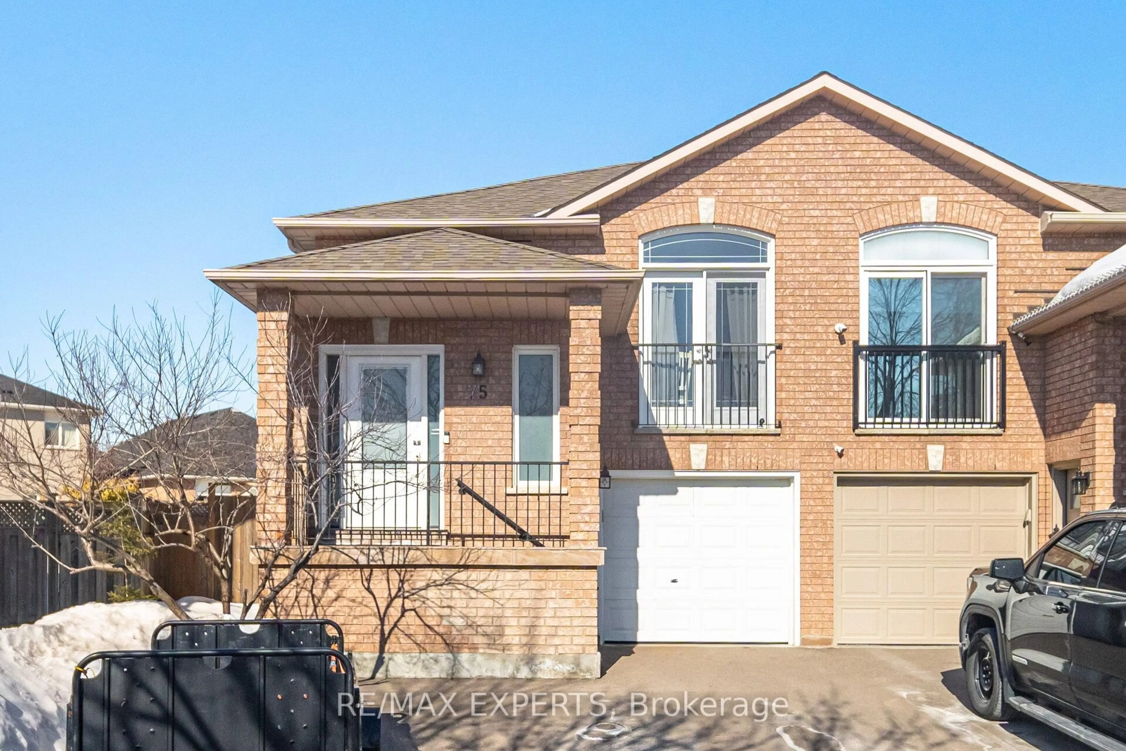 Home with brick exterior material, street for 75 Corkwood Cres, Vaughan Ontario L6A 3B4