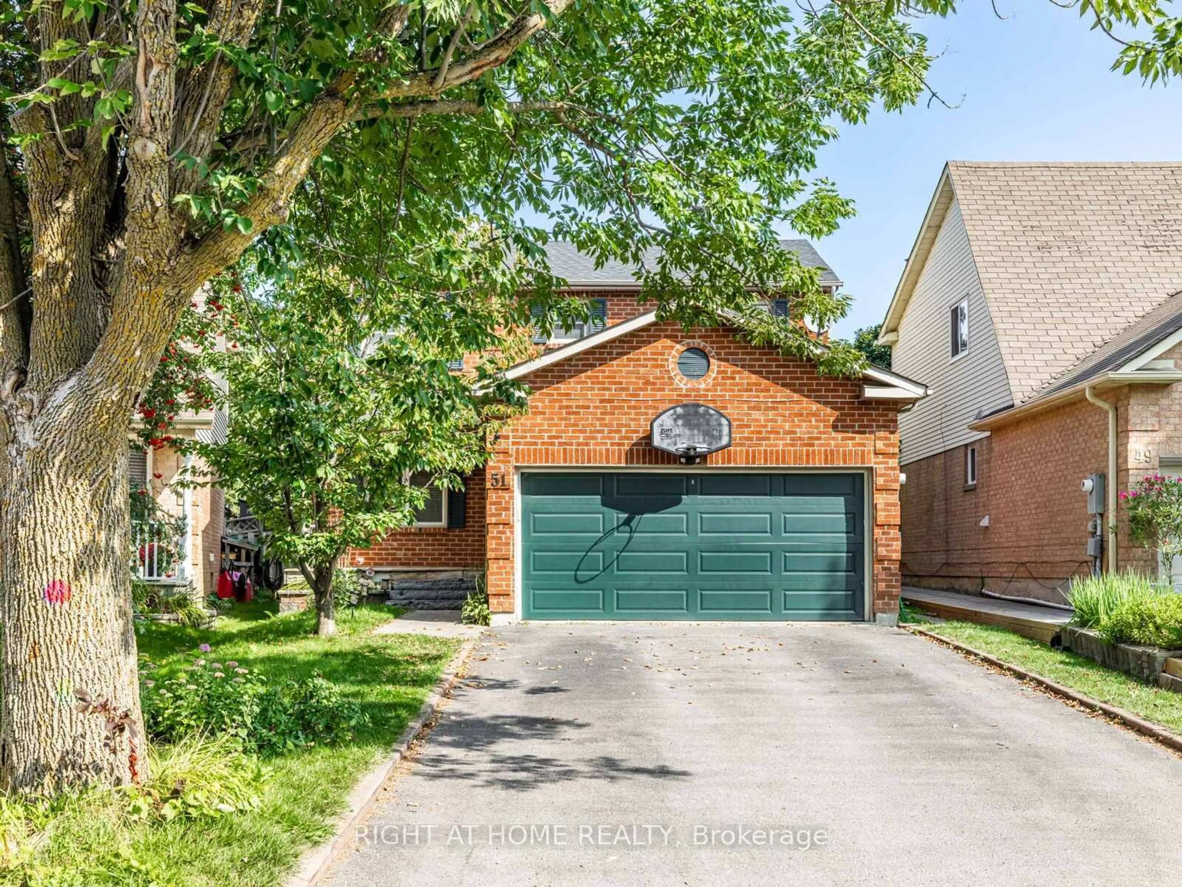 Home with brick exterior material, street for 51 Moorcrest Dr, Aurora Ontario L4G 6C6