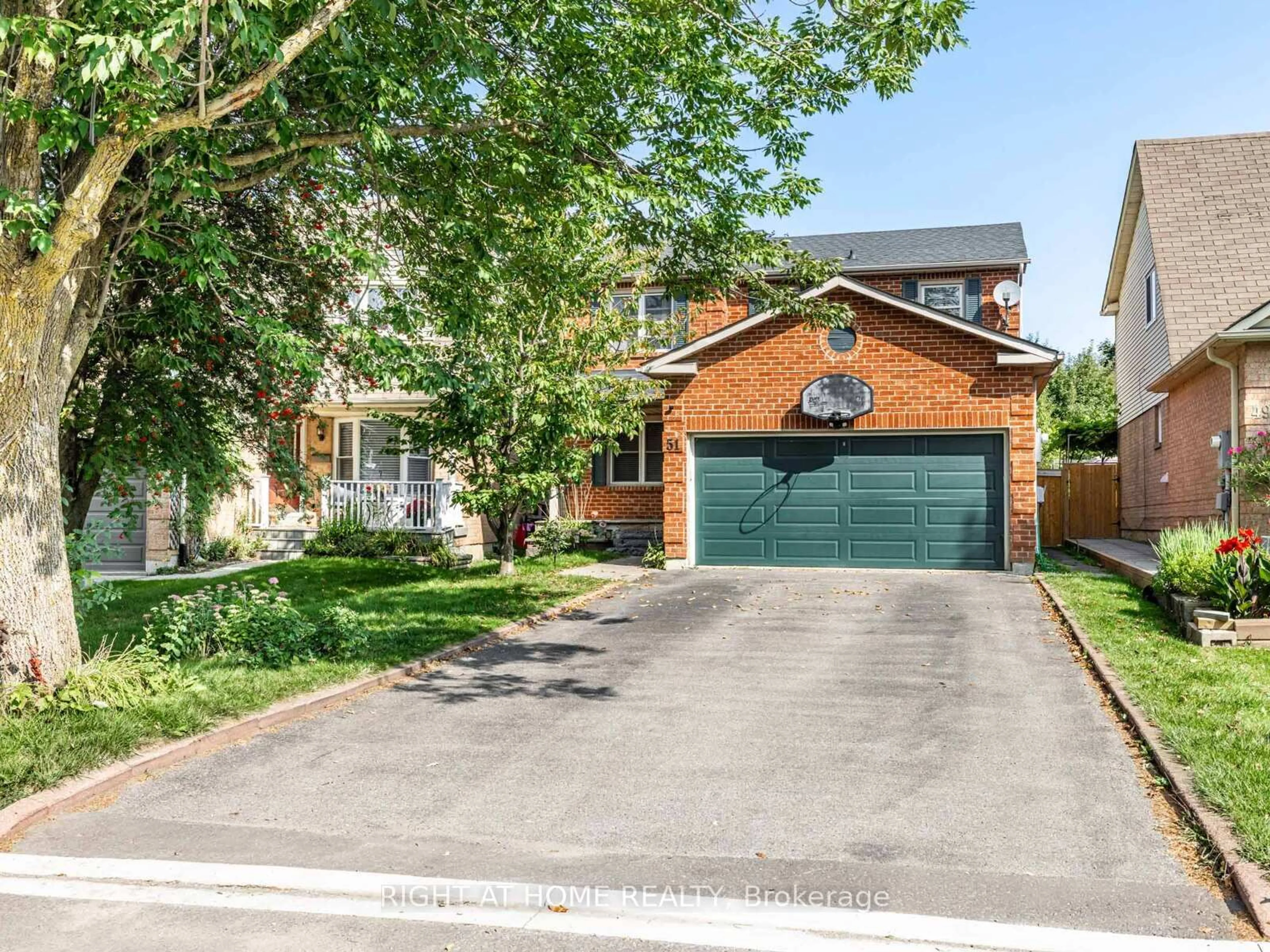 Home with brick exterior material, street for 51 Moorcrest Dr, Aurora Ontario L4G 6C6