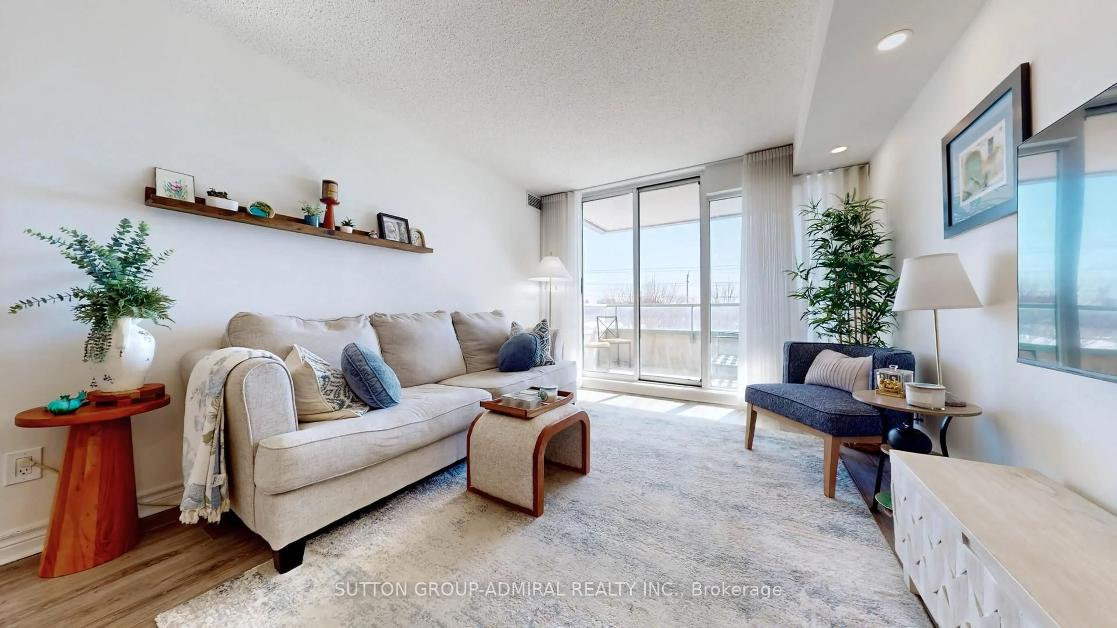 Living room with furniture, unknown for 1 Emerald Lane #407, Vaughan Ontario L4J 8N2