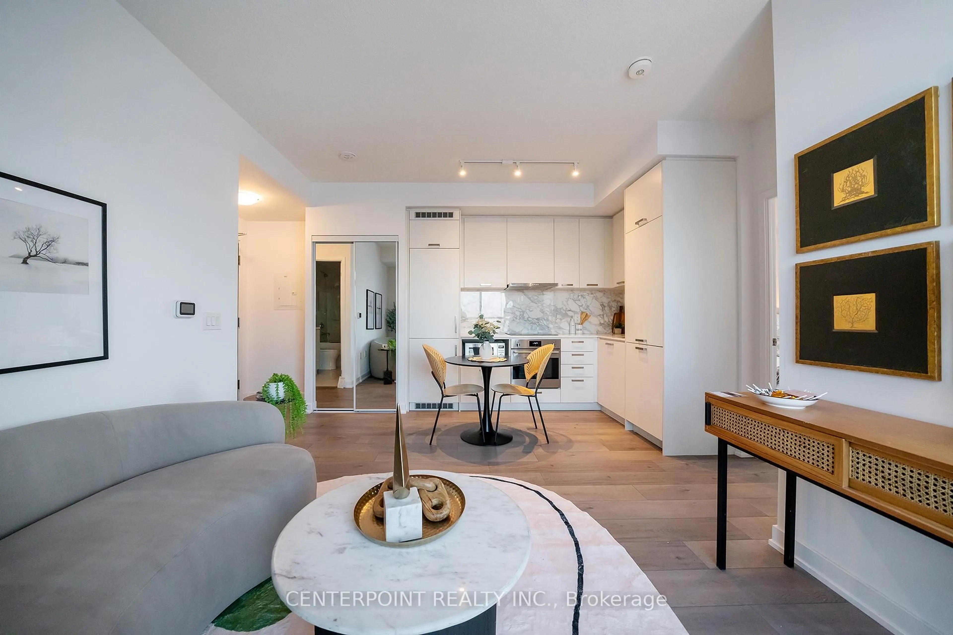 Living room with furniture, unknown for 38 Honeycrisp Cres #1910, Vaughan Ontario L4K 0M8