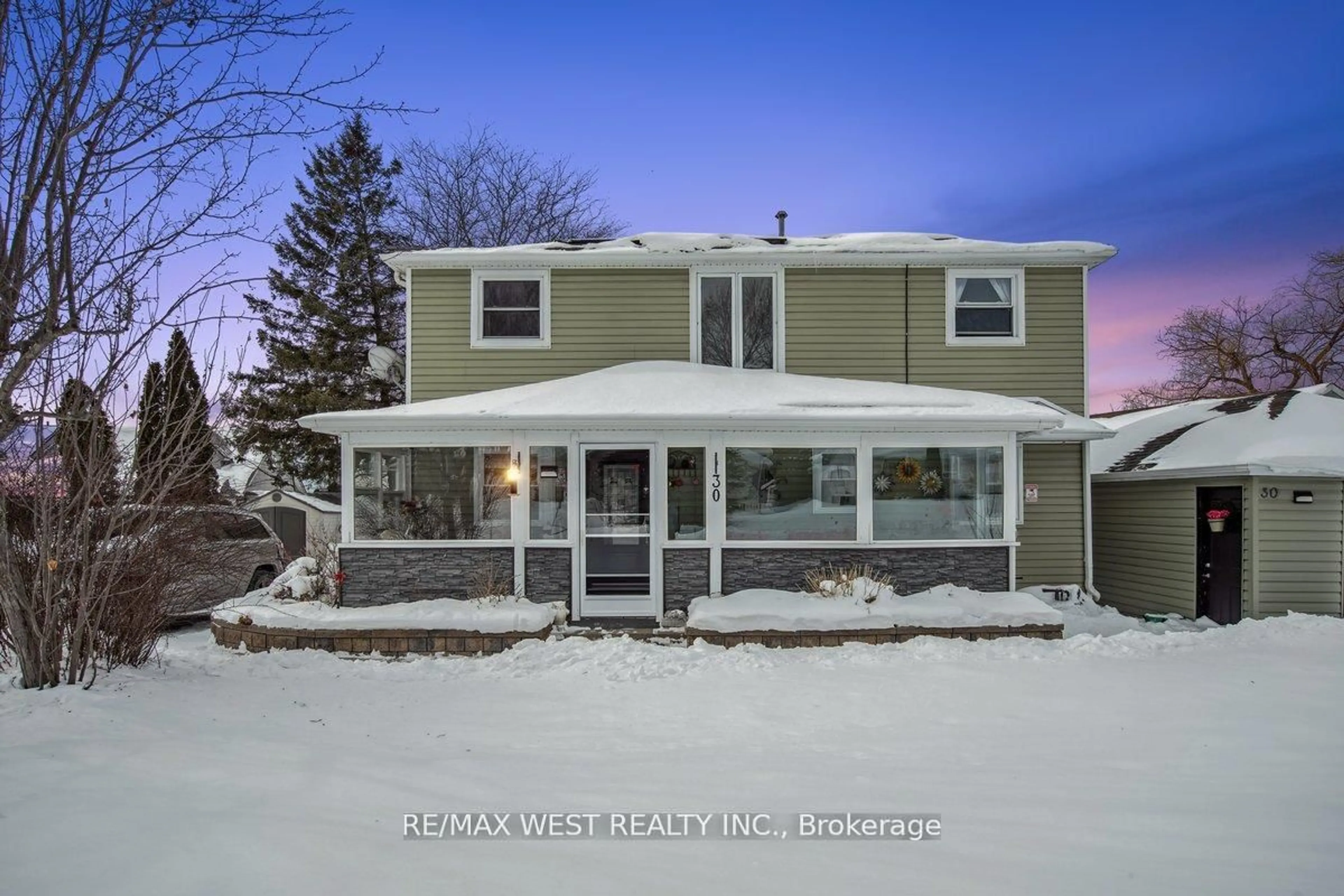 Home with vinyl exterior material, street for 30 Quiet Heights Lane, Georgina Ontario L4P 3C8