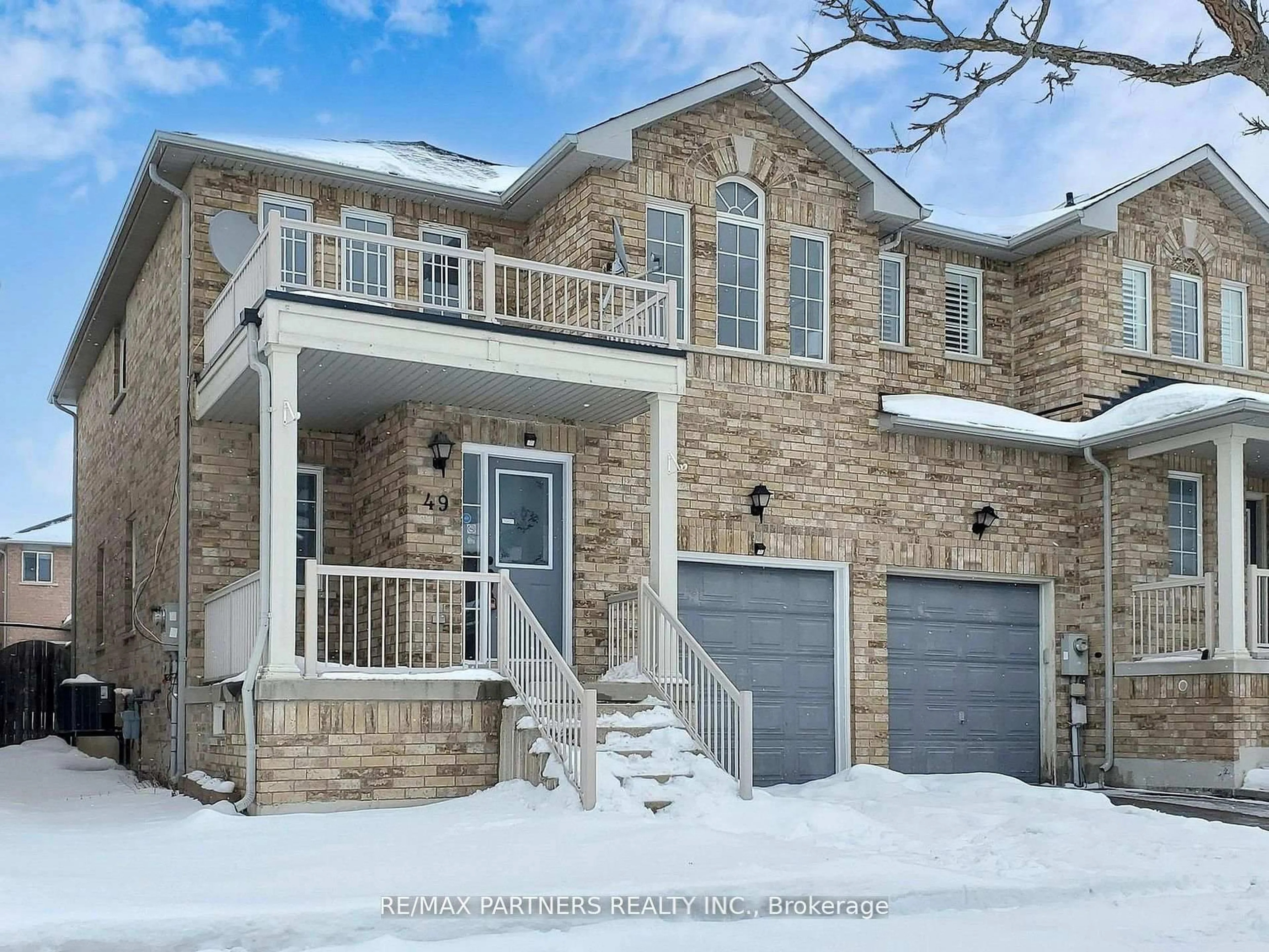 Home with brick exterior material, street for 49 Charles Sturdy Rd, Markham Ontario L6C 3E8