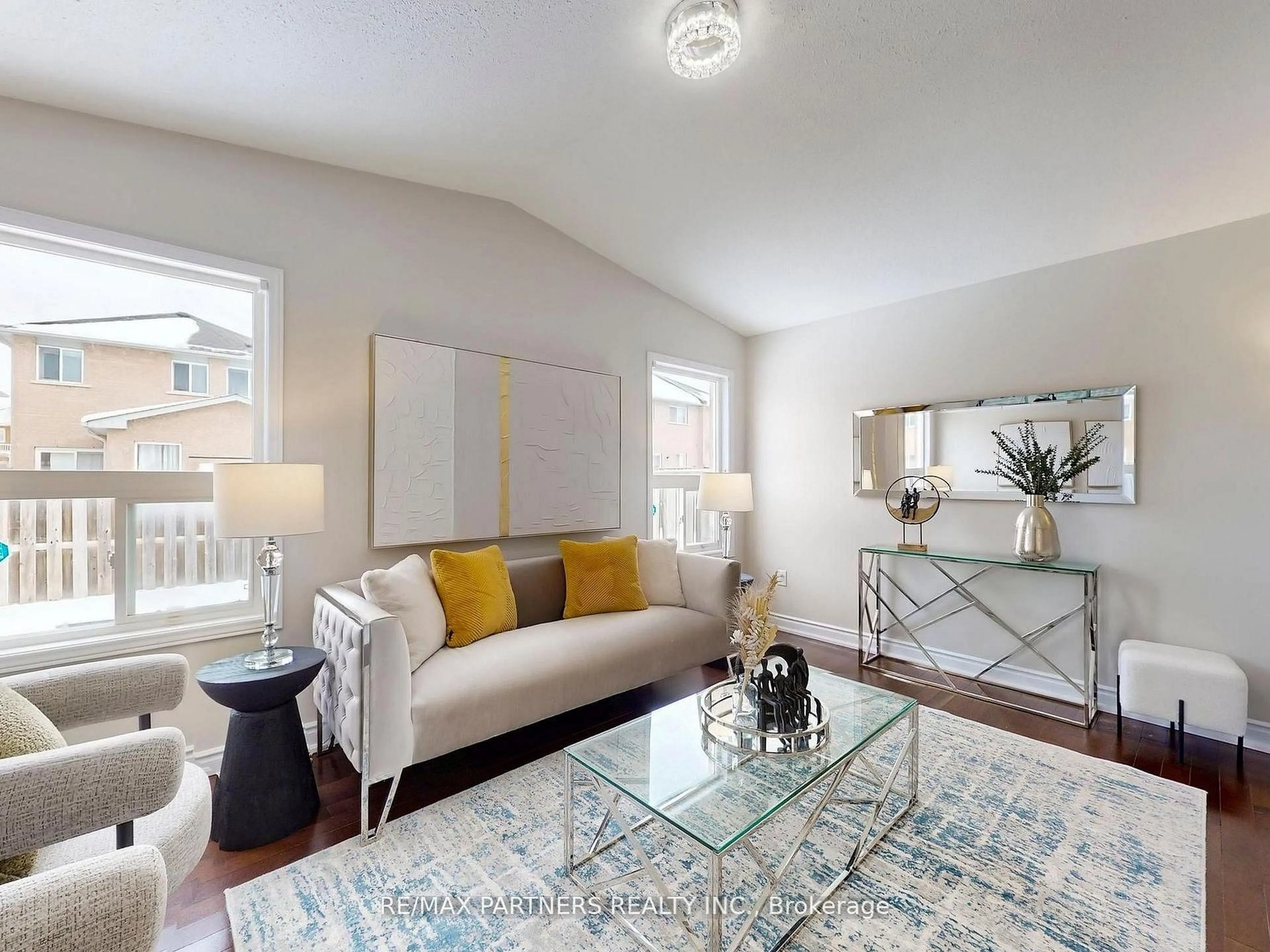 Living room with furniture, unknown for 49 Charles Sturdy Rd, Markham Ontario L6C 3E8