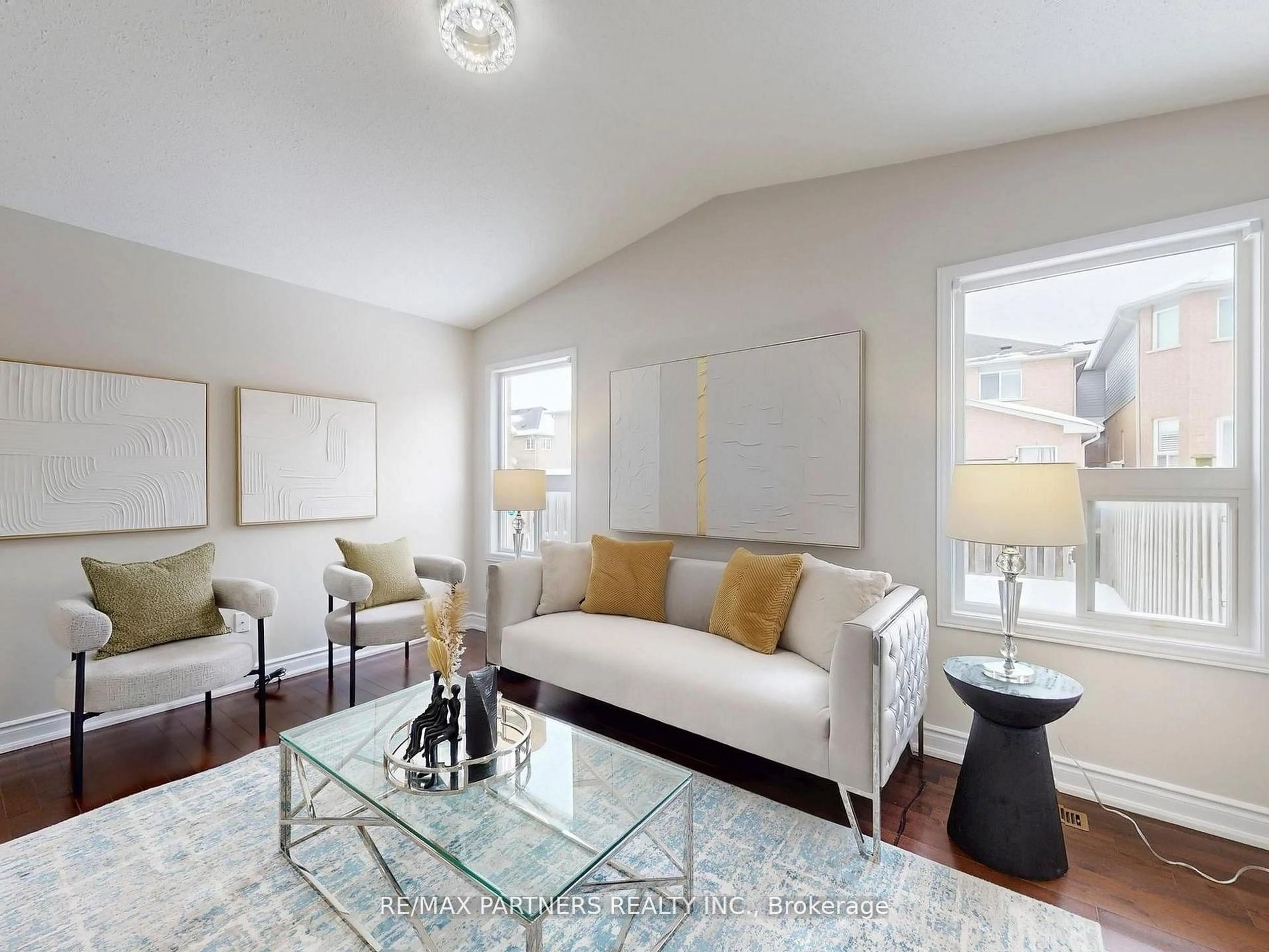 Living room with furniture, unknown for 49 Charles Sturdy Rd, Markham Ontario L6C 3E8