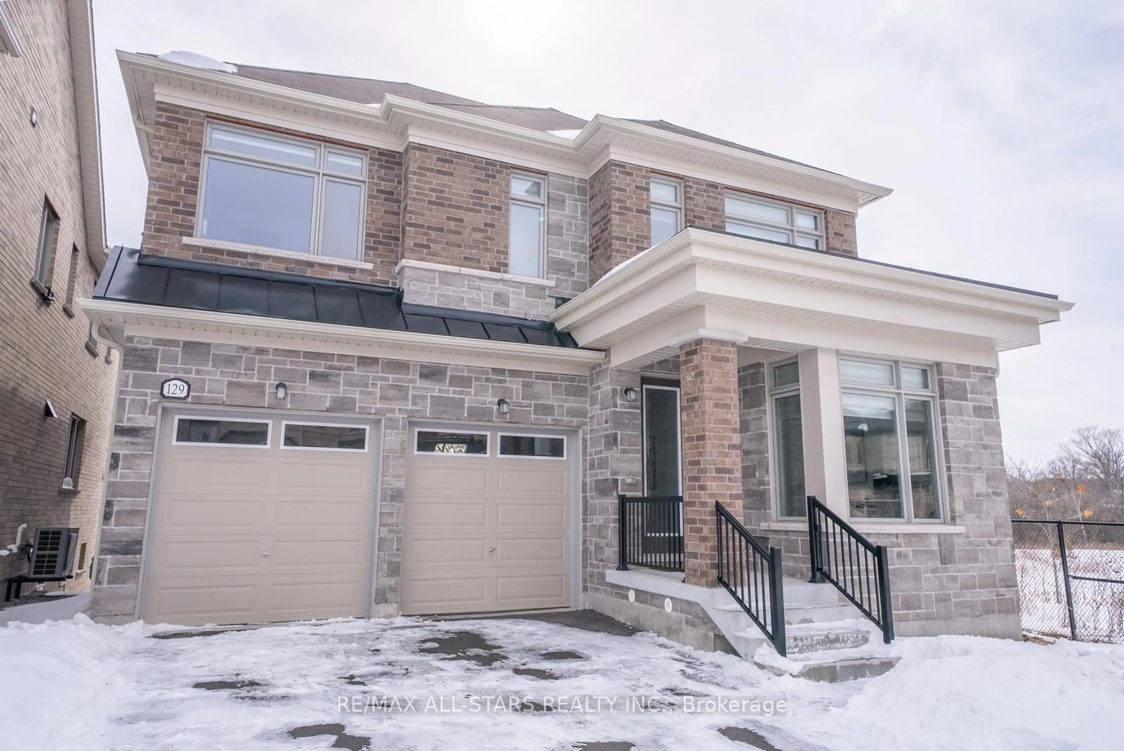 Home with brick exterior material, street for 129 Busato Dr, Whitchurch-Stouffville Ontario L4A 4V6