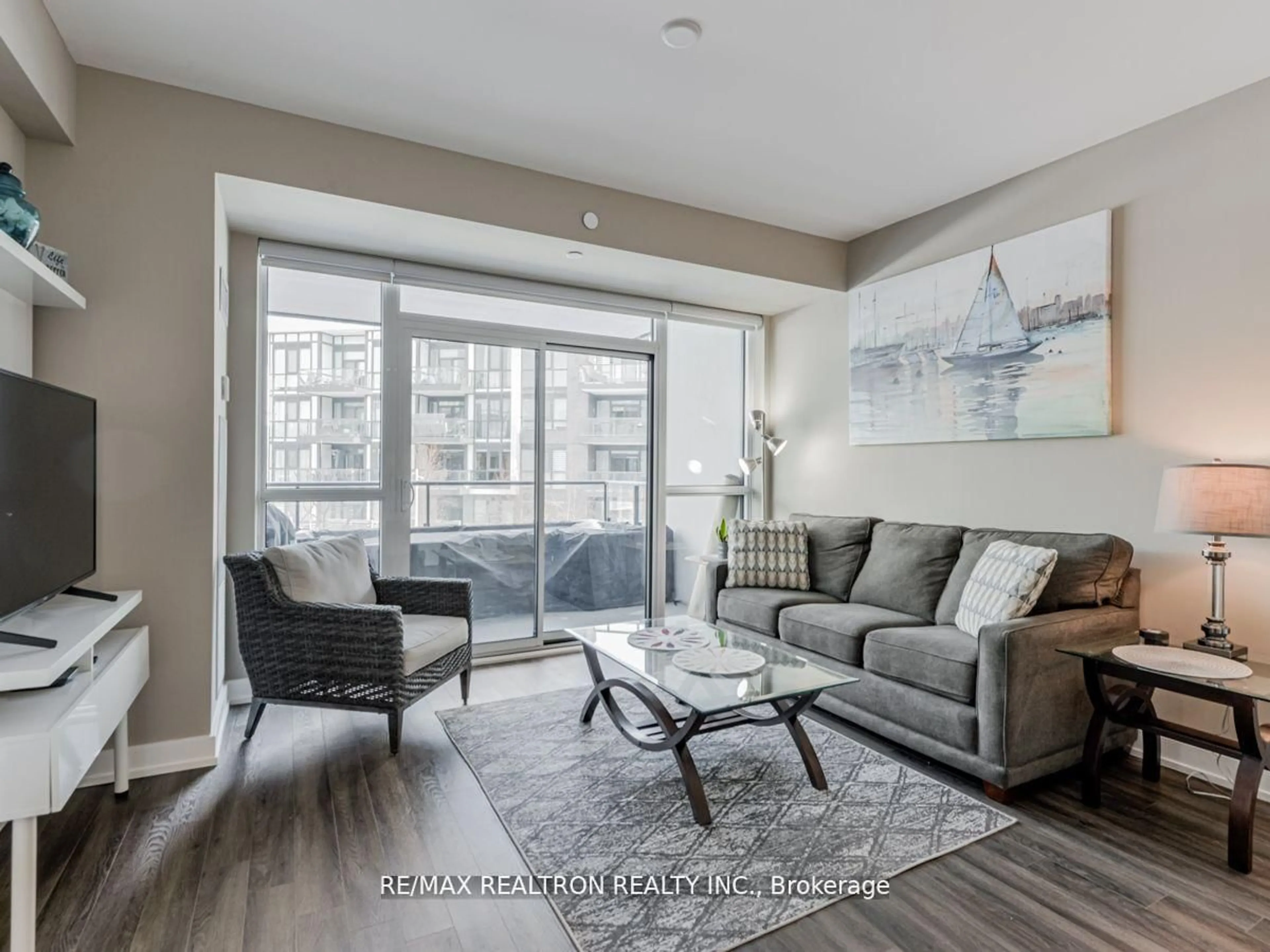 Living room with furniture, unknown for 375 Sea Ray Ave #229, Innisfil Ontario L9S 0N9