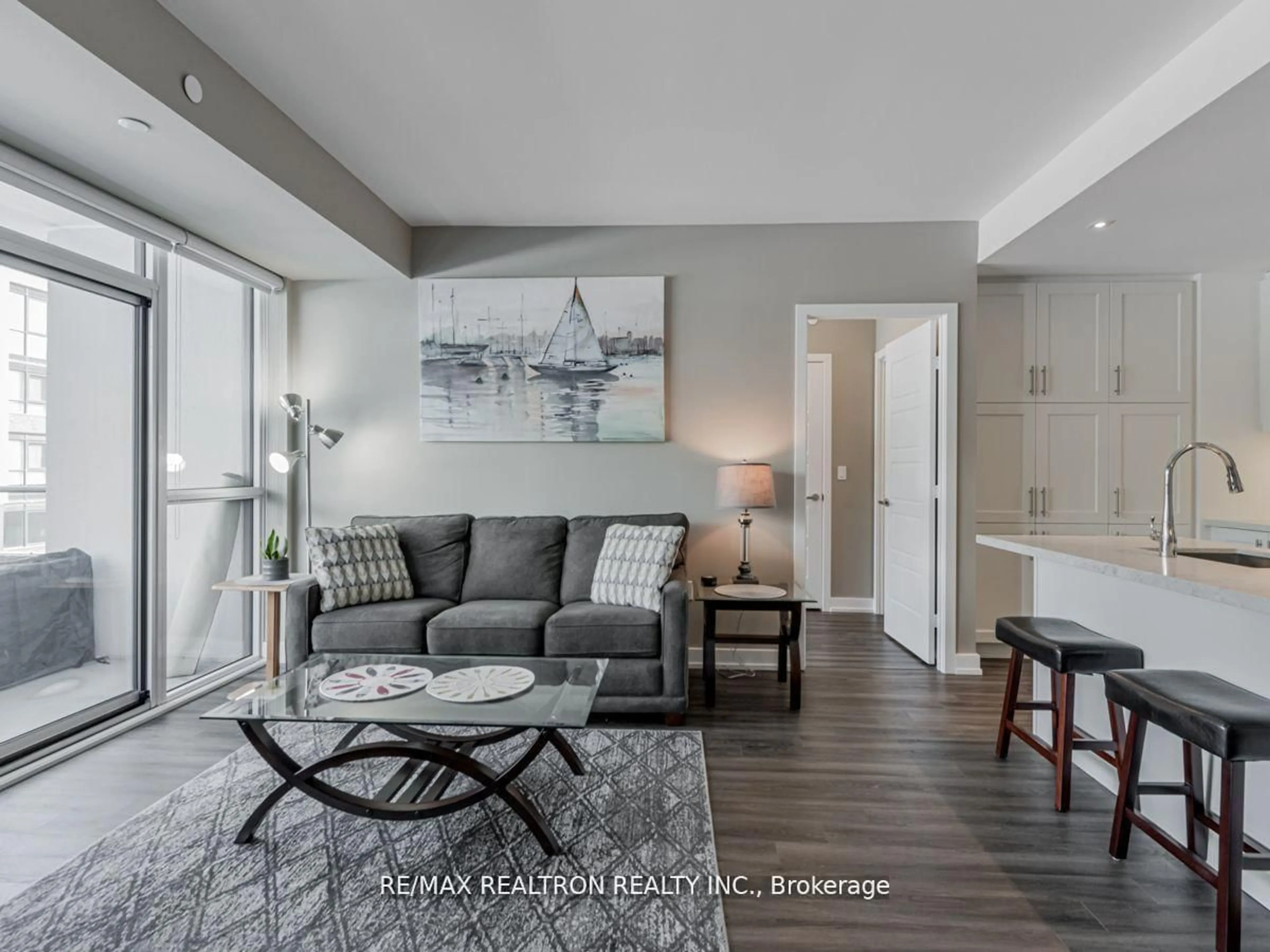 Living room with furniture, unknown for 375 Sea Ray Ave #229, Innisfil Ontario L9S 0N9