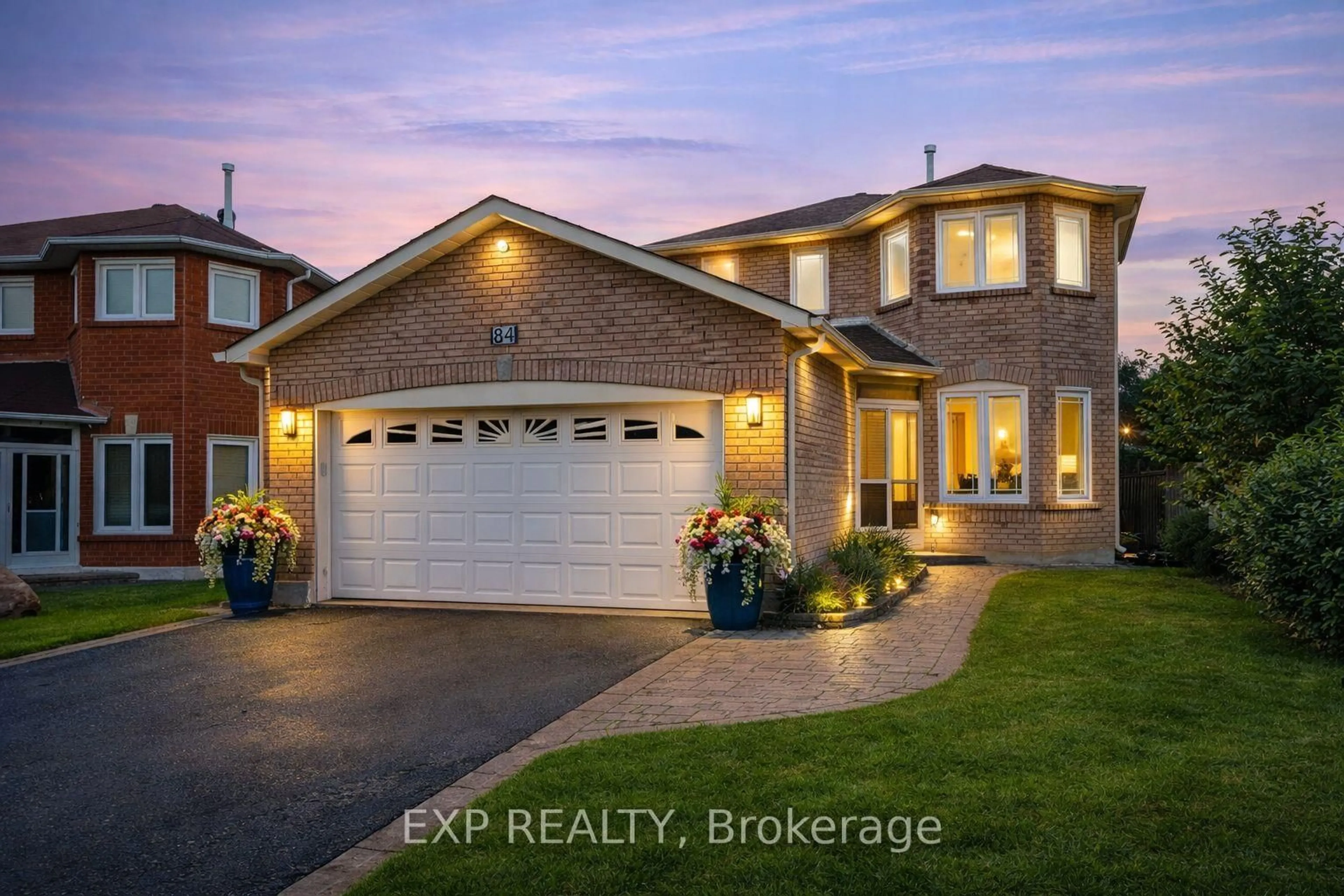 Home with brick exterior material, street for 84 Lagani Ave, Richmond Hill Ontario L4B 3C6