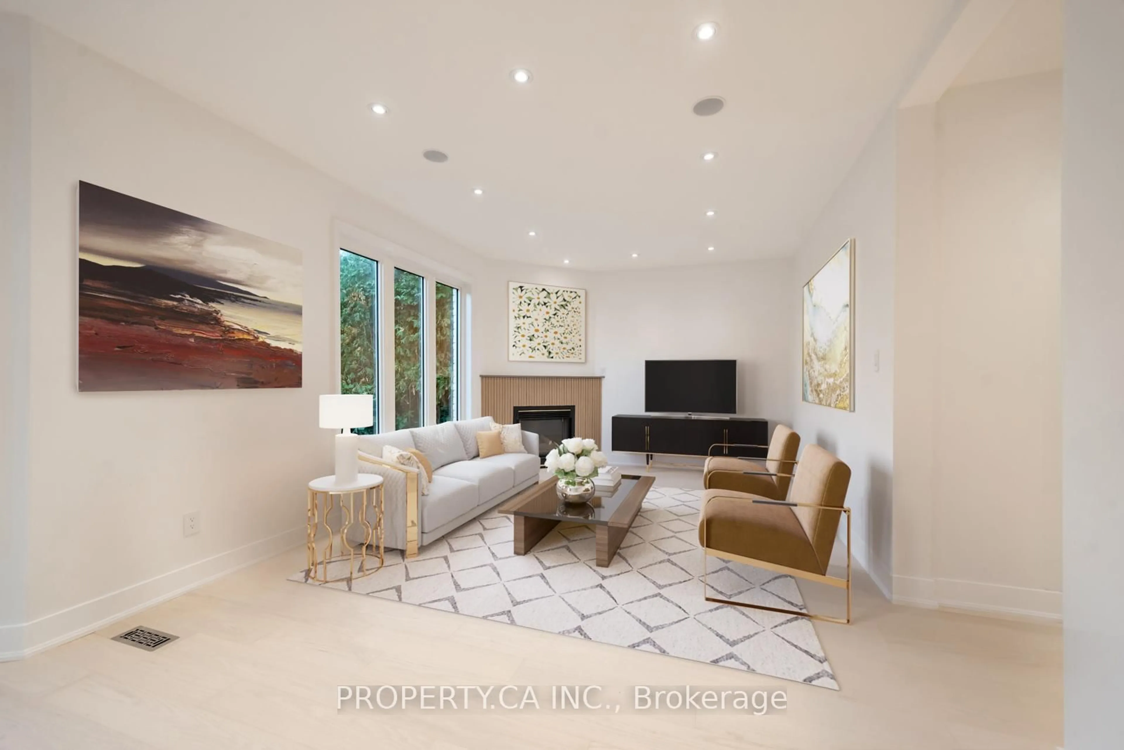 Living room with furniture, unknown for 63 Concord Rd, Vaughan Ontario L4J 3M2