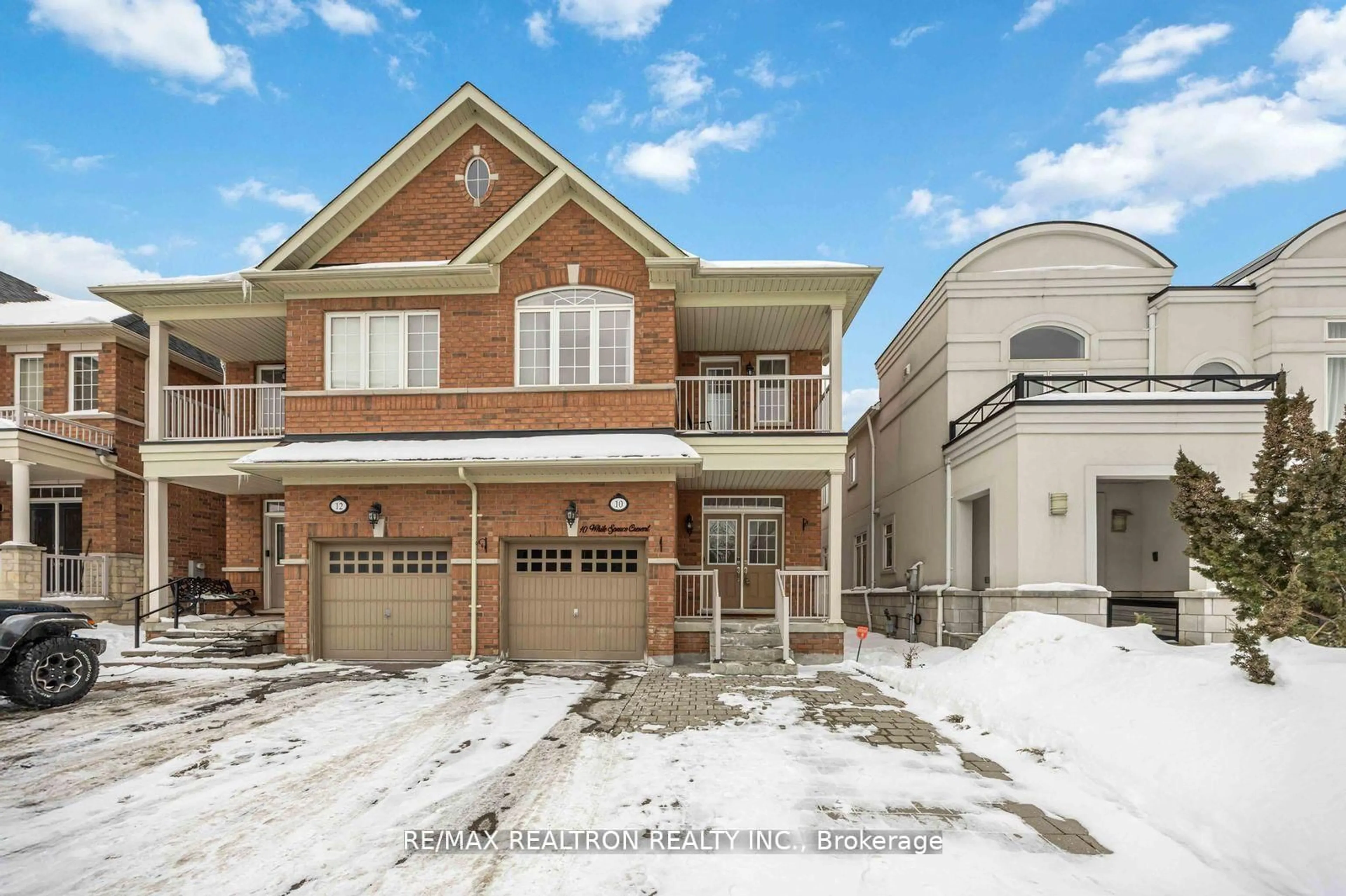 Home with brick exterior material, street for 10 White Spruce Cres, Vaughan Ontario L6A 4B7