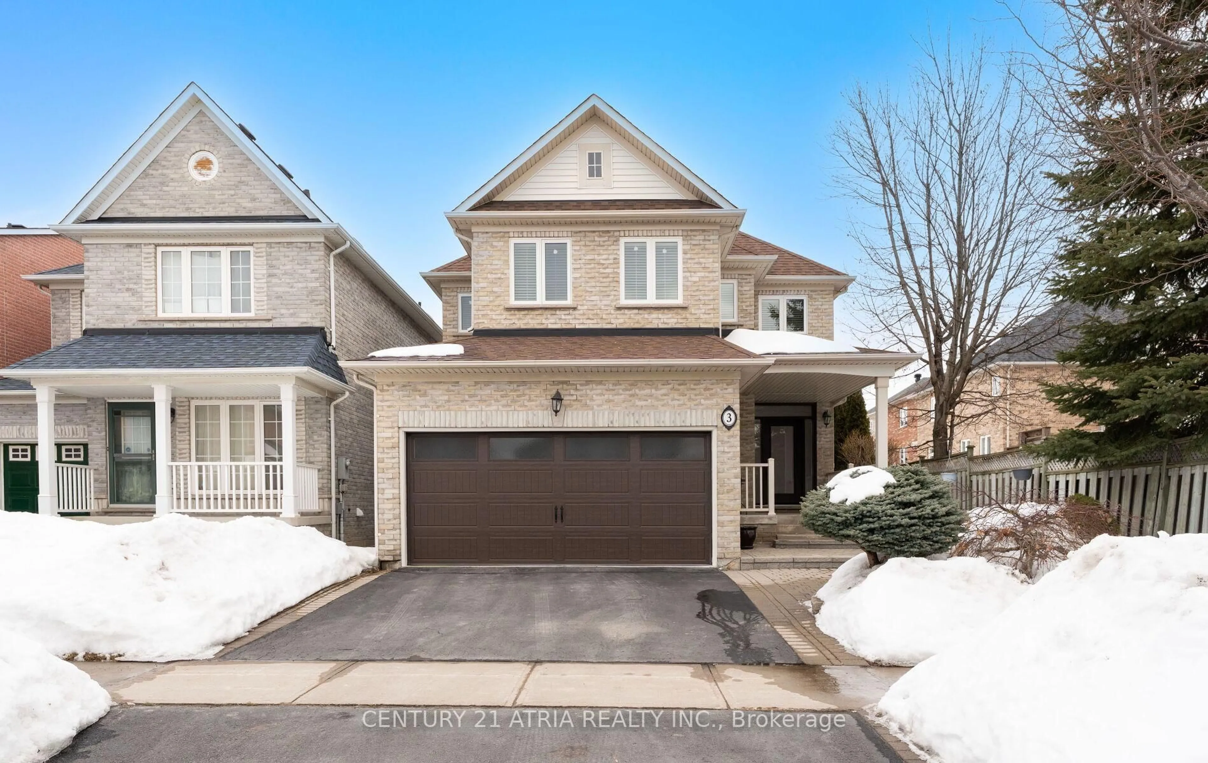 Home with brick exterior material, street for 3 Oxfordshire St, Markham Ontario L6C 2Z8