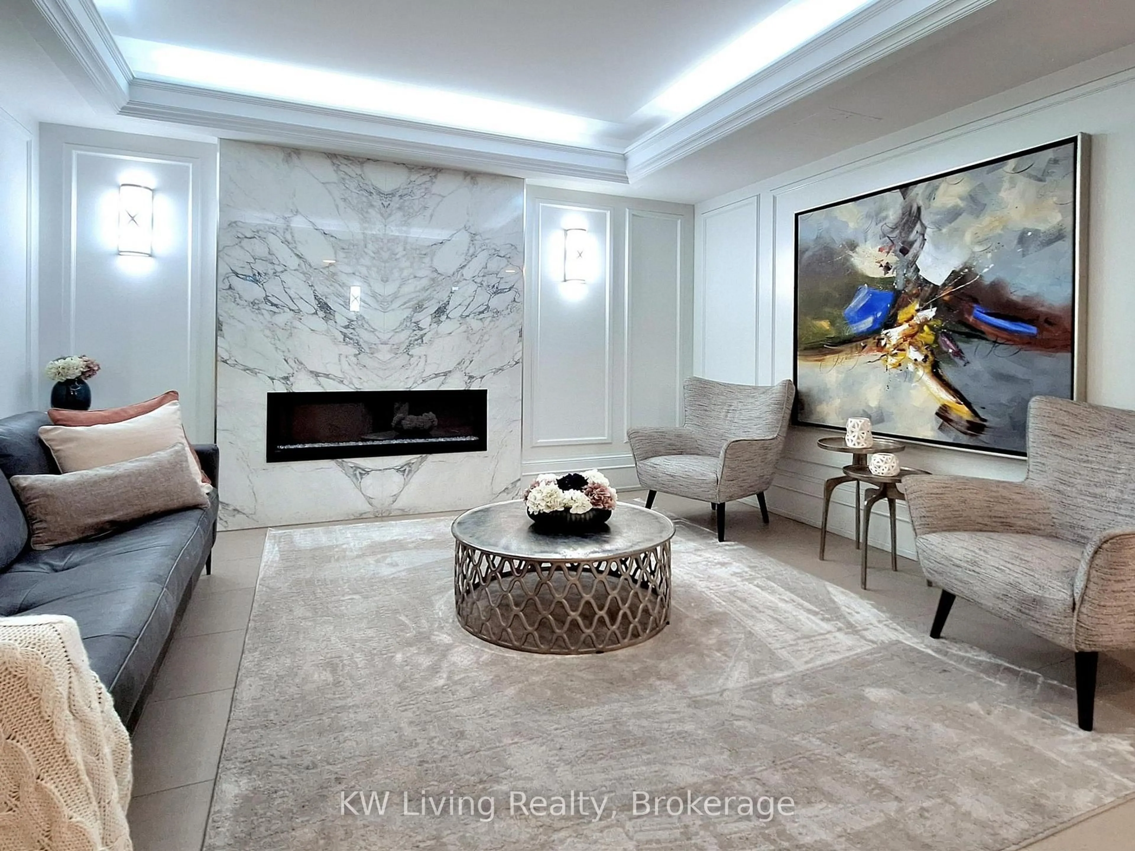 Living room with furniture, unknown for 309 Major Mackenzie Dr #909, Richmond Hill Ontario L4C 9V5