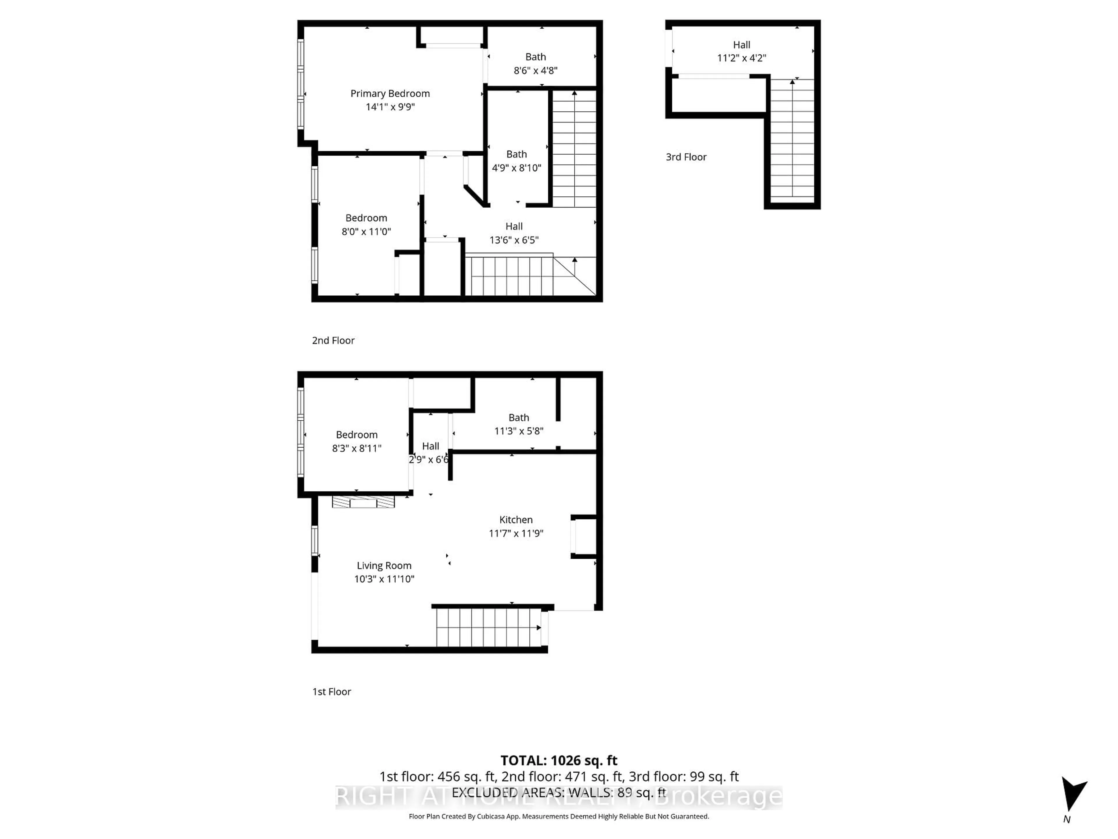 Floor plan for 12860 YONGE St #8, Richmond Hill Ontario L4E 1J4