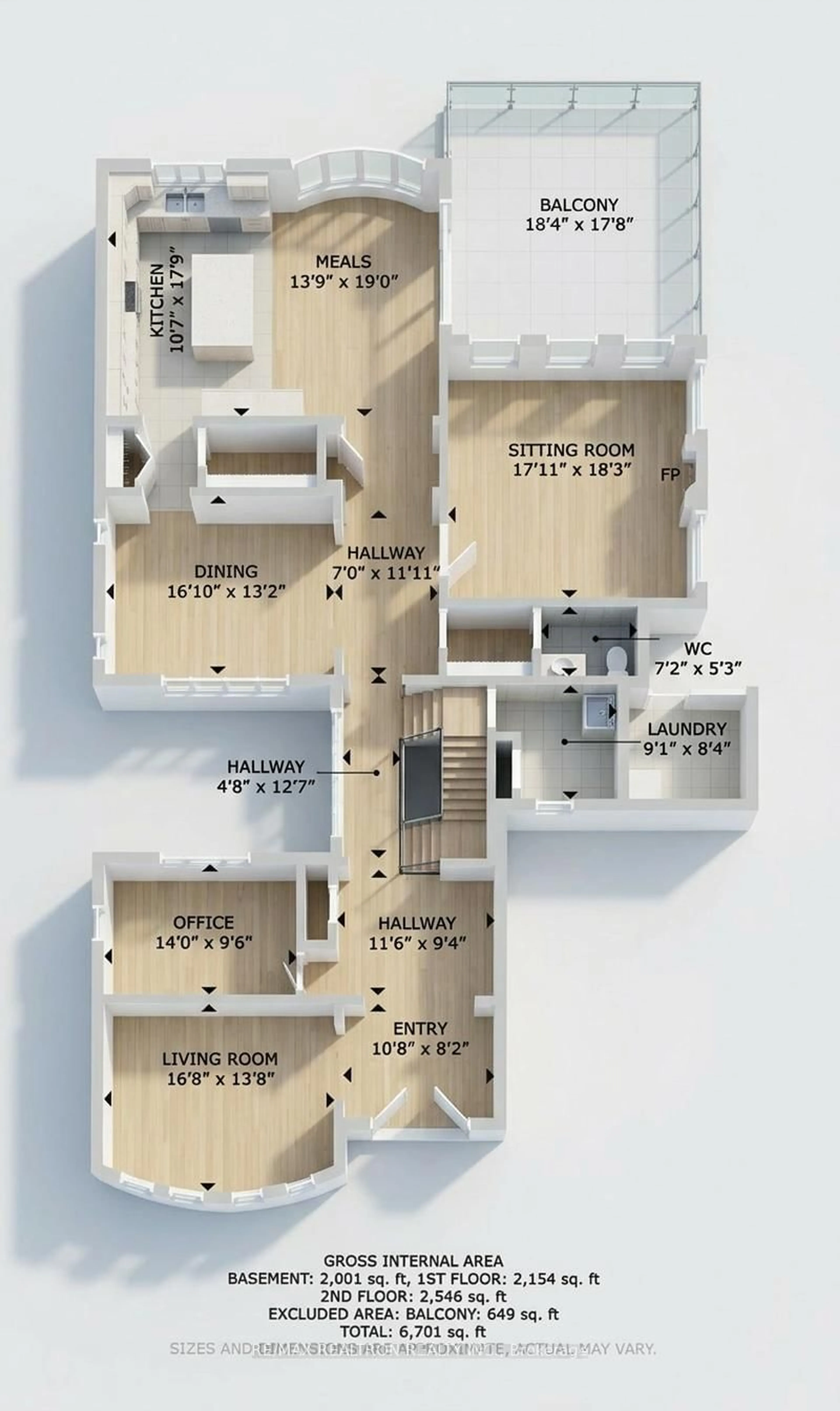 Floor plan for 52 Rolling Green Crt, Vaughan Ontario L4H 4K7