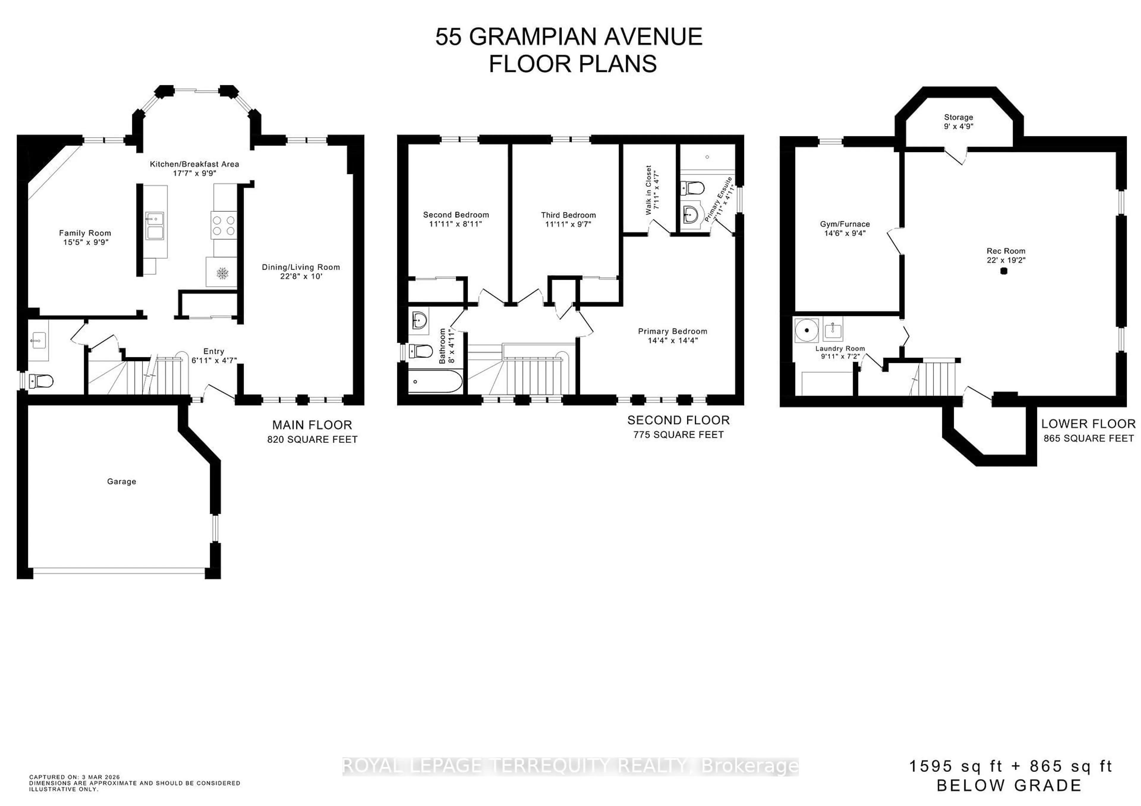 Floor plan for 55 Grampian Ave, Vaughan Ontario L6A 2A1