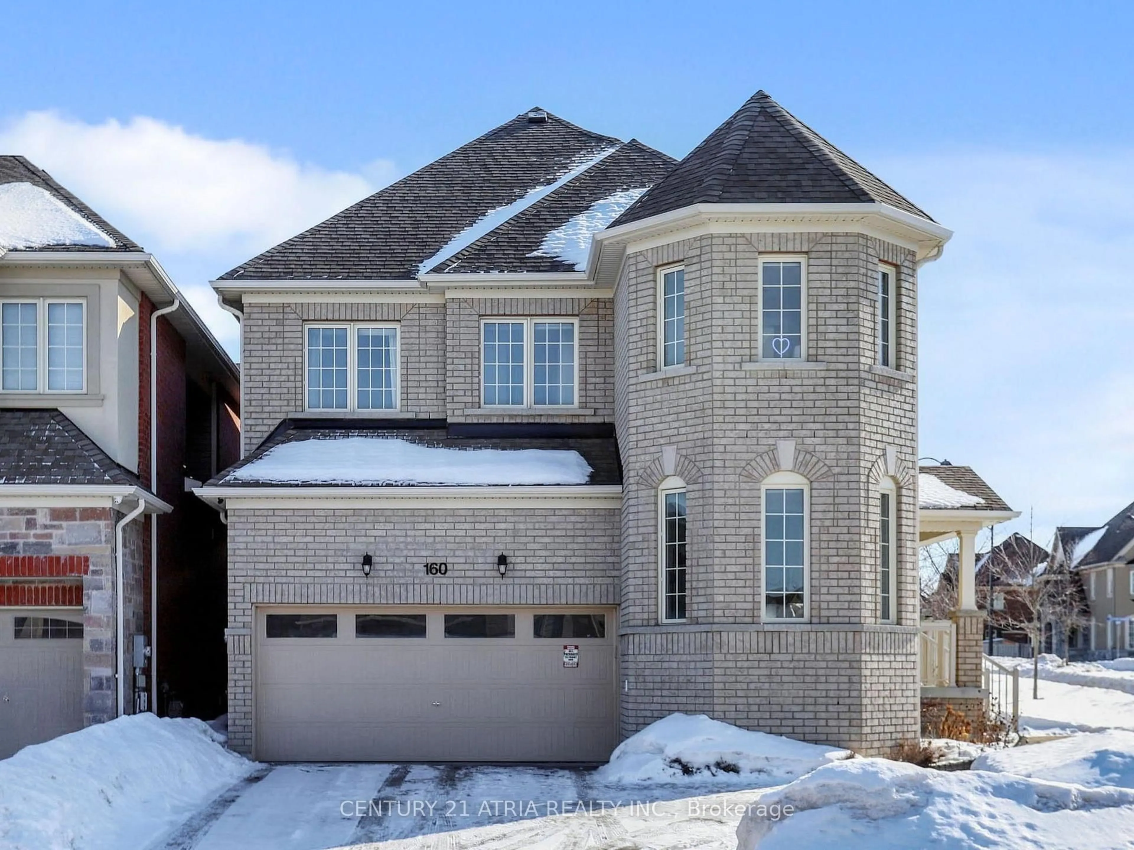 Home with brick exterior material, street for 160 Mondial Cres, East Gwillimbury Ontario L9N 0S1