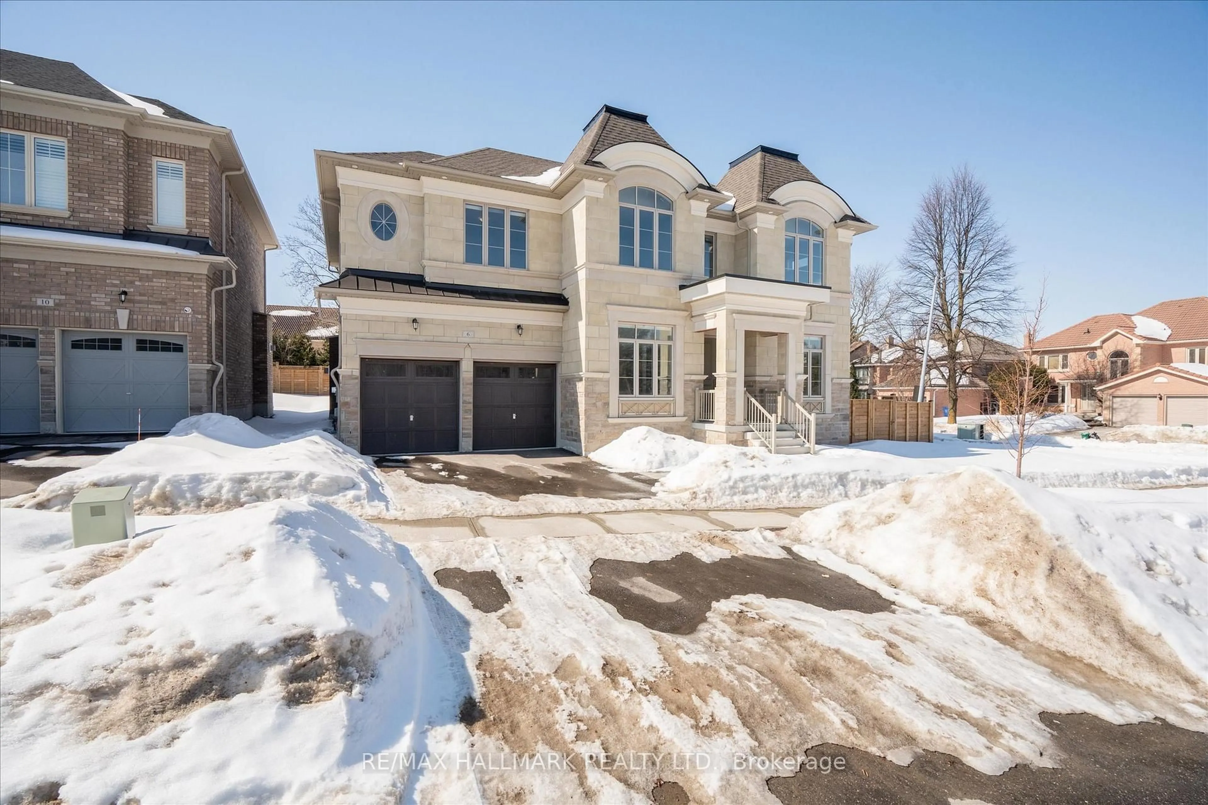 Home with brick exterior material, street for 6 Dennis Reed Crt, Aurora Ontario L4G 4A5