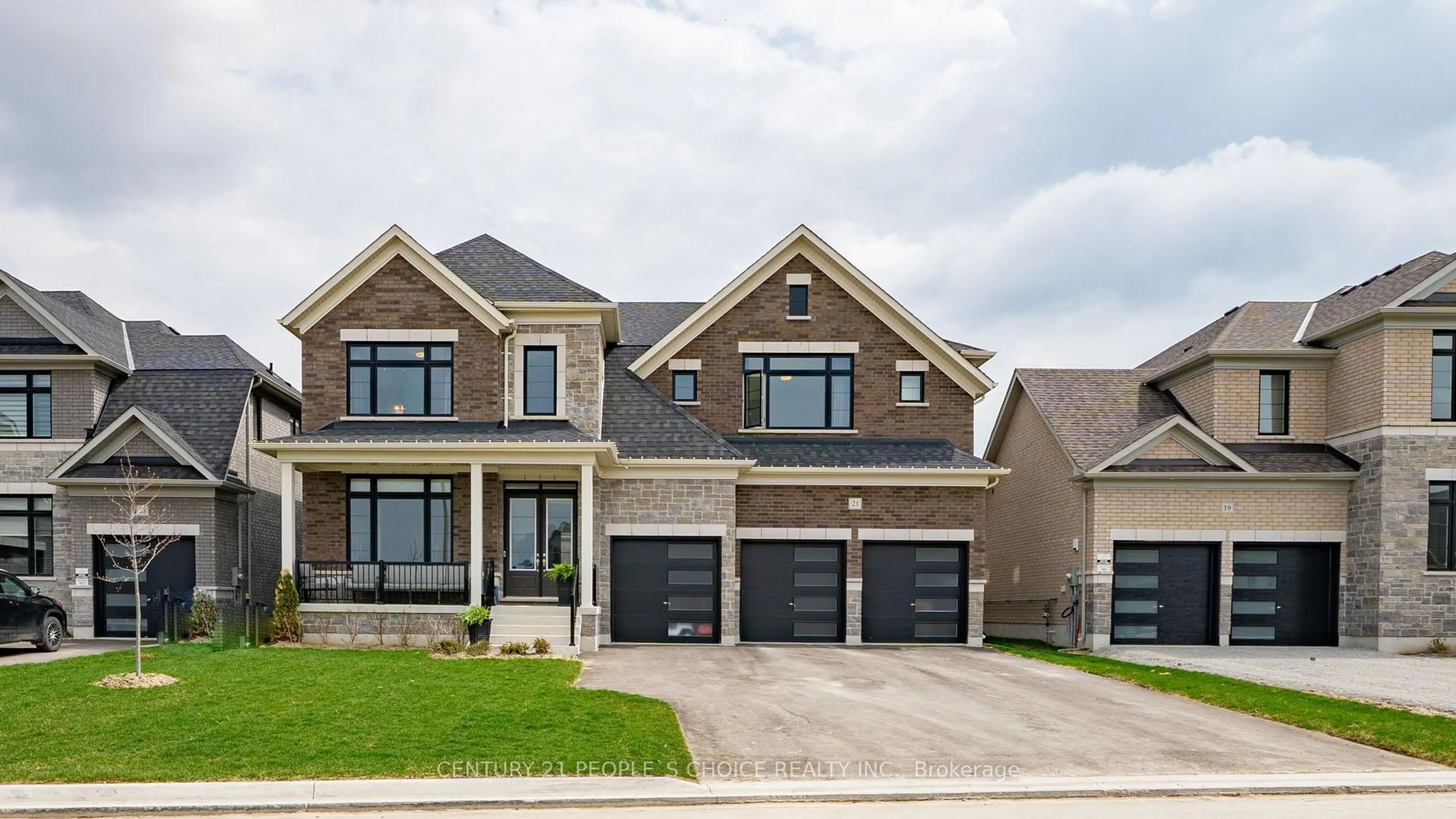 Home with brick exterior material, street for 21 Wintergreen Lane, Adjala-Tosorontio Ontario L0G 1W0