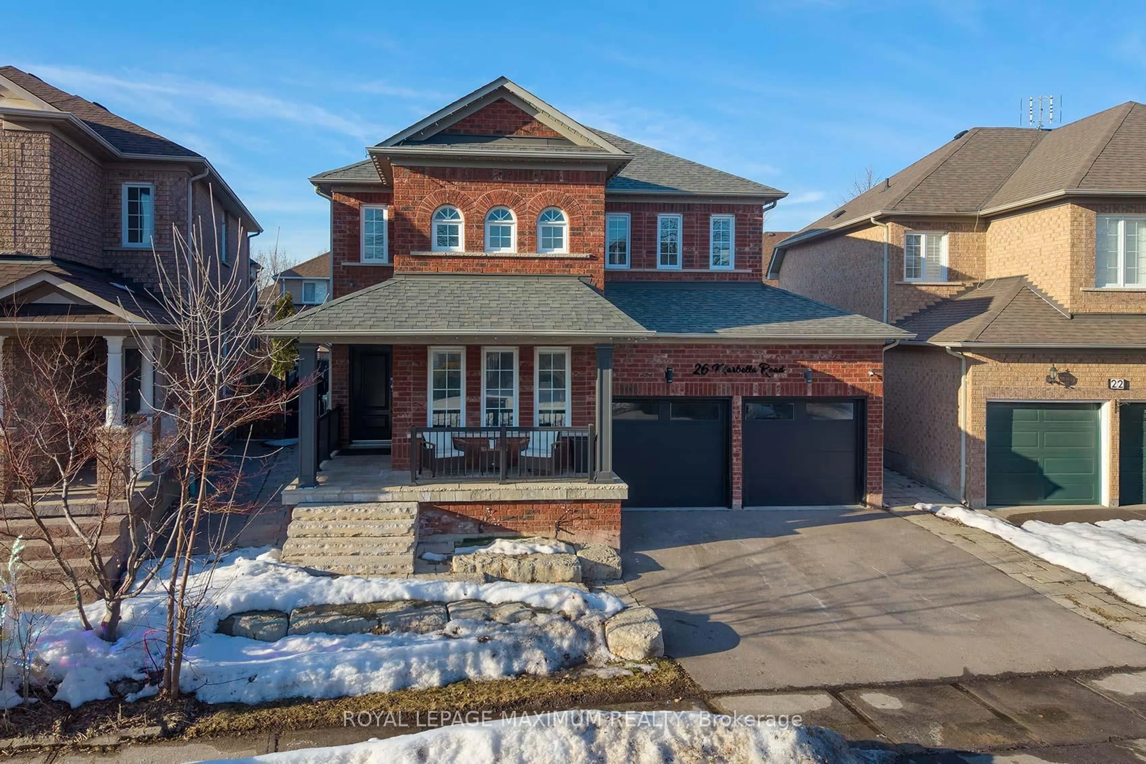 Home with brick exterior material, street for 26 Marbella Rd, Vaughan Ontario L4H 1M2