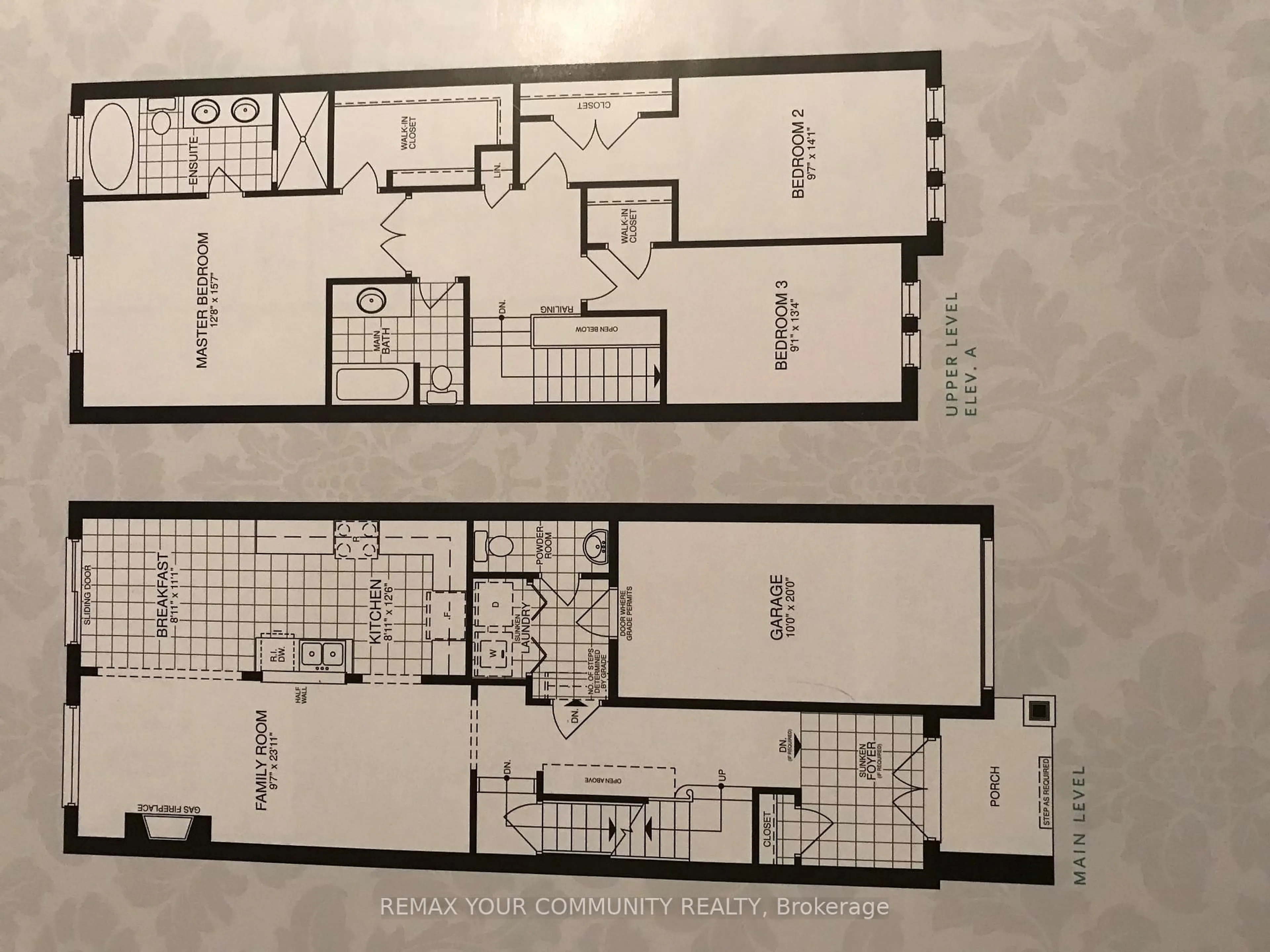 Floor plan for 47 Blackwell Cres, Bradford West Gwillimbury Ontario L3Z 4L3