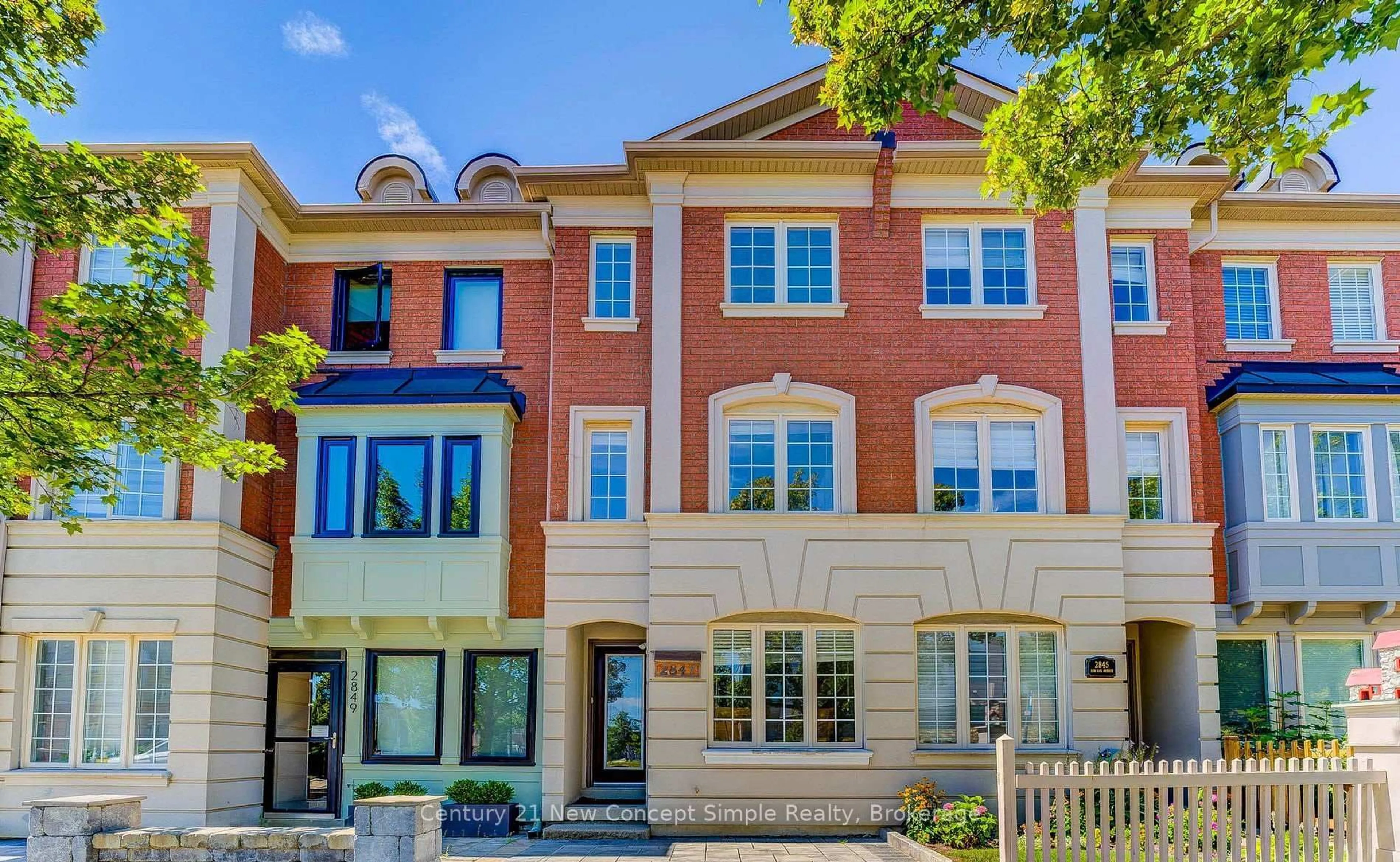 Home with brick exterior material, street for 2847 Bur Oak Ave, Markham Ontario L6B 1E2