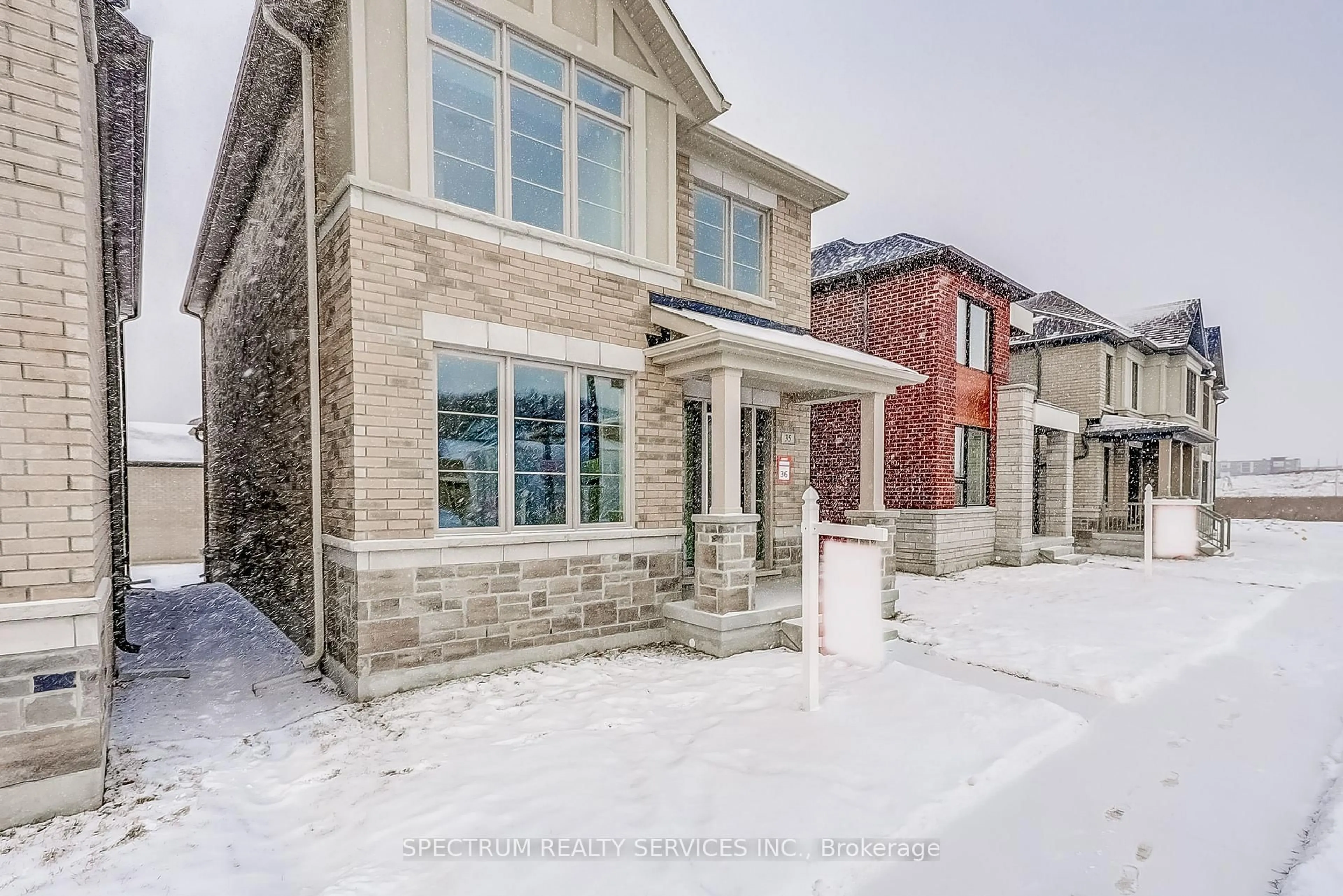 Home with brick exterior material, street for 35 John Rolph St, Markham Ontario L6B 1R8