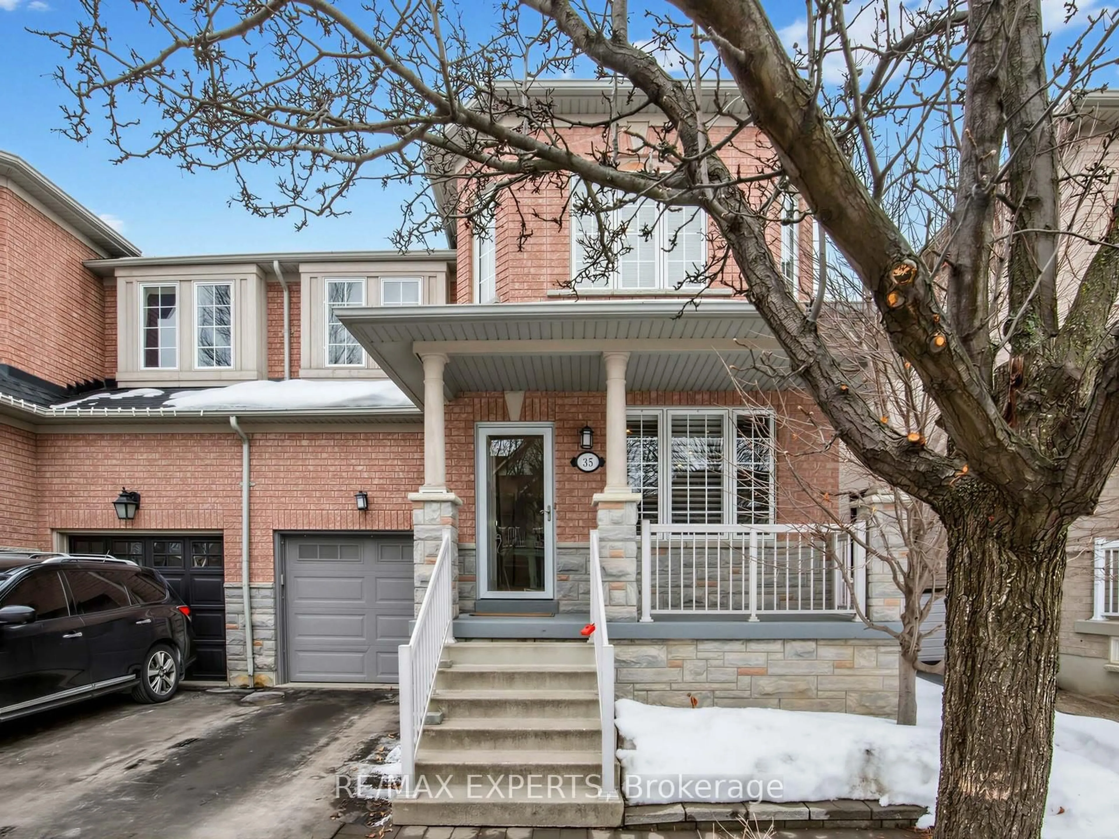 Home with brick exterior material, street for 35 Arundel Dr, Vaughan Ontario L4H 2E6
