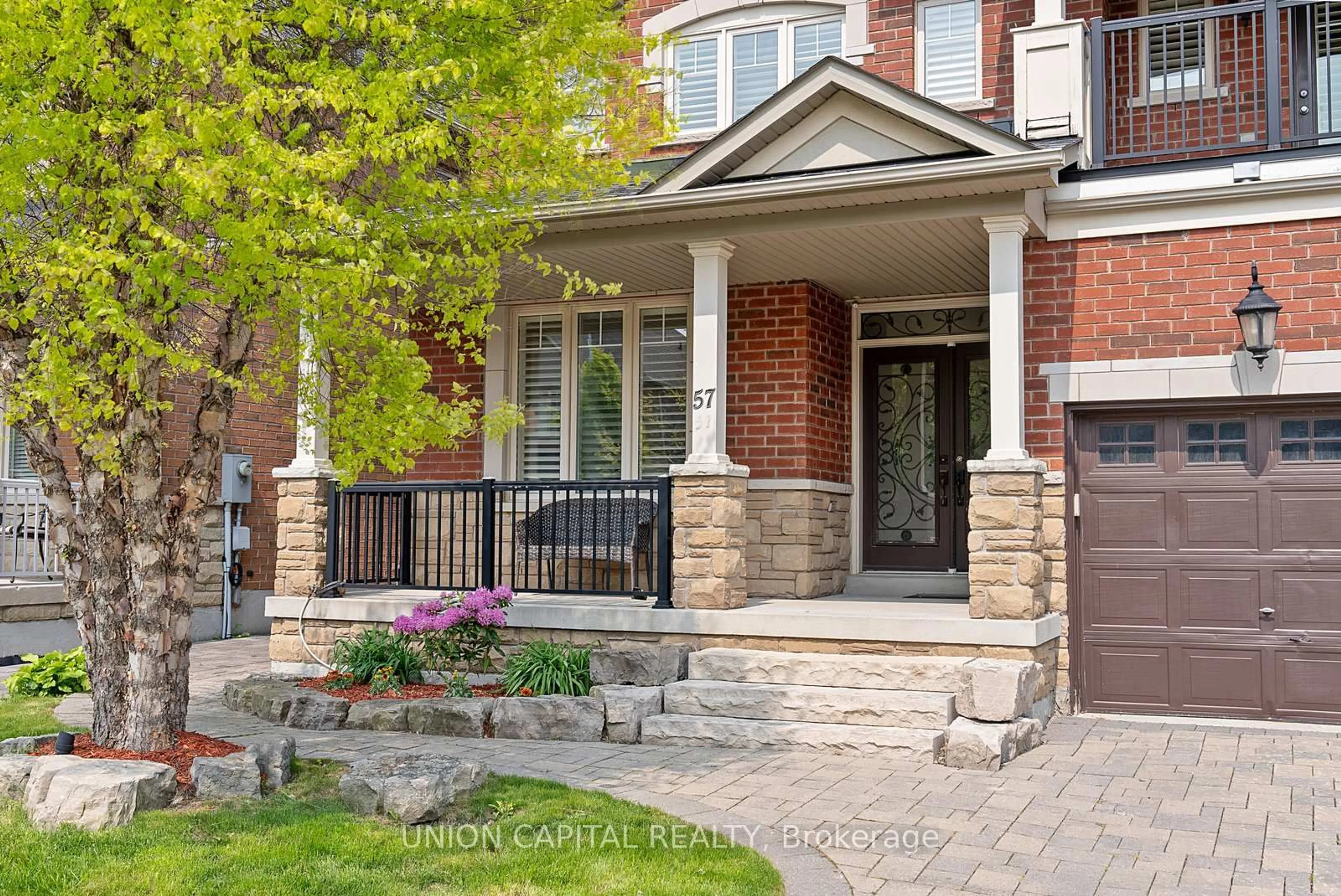 Home with brick exterior material, street for 57 Routledge Dr, Richmond Hill Ontario L4E 0C4