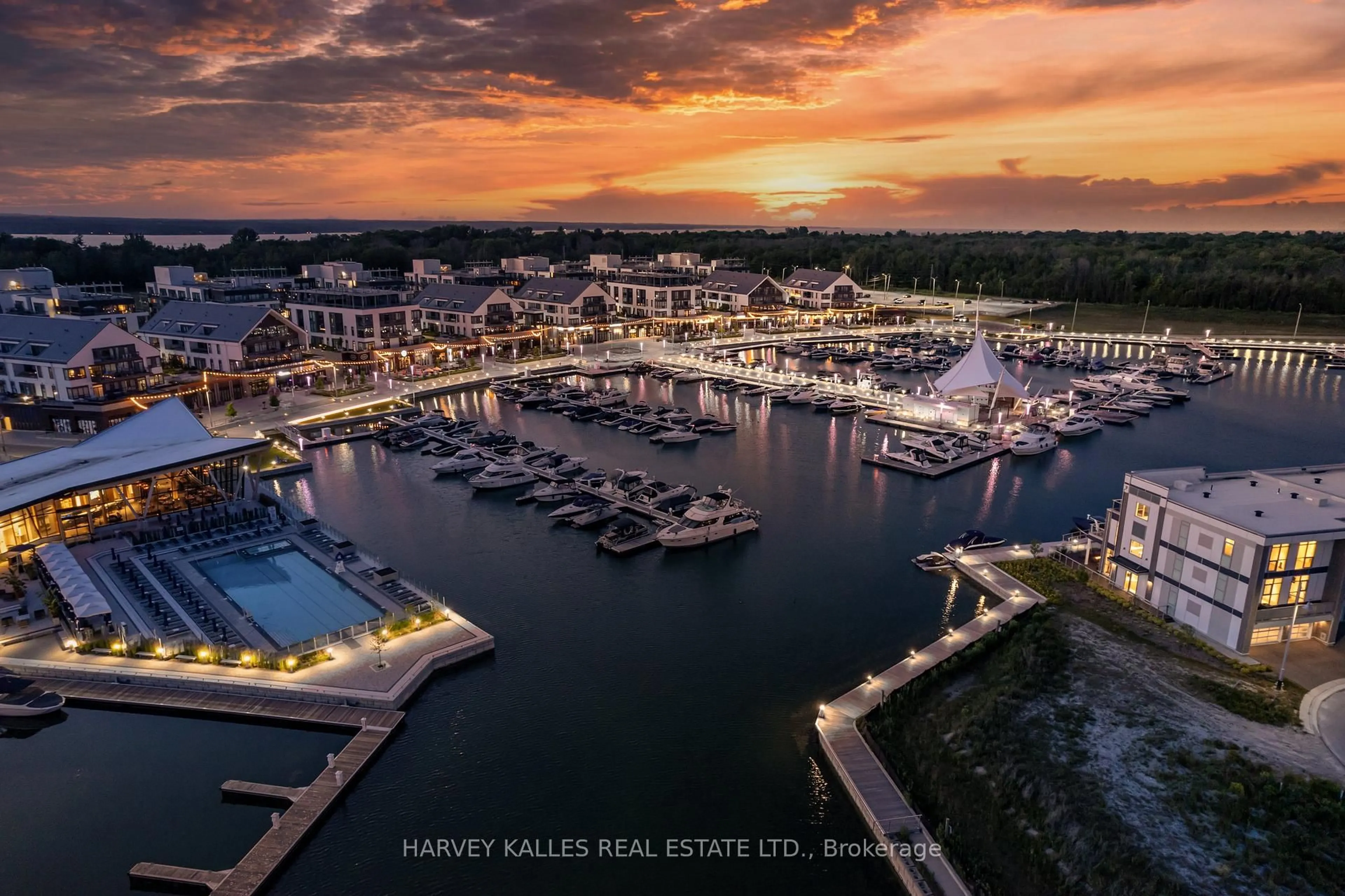 A pic from outside/outdoor area/front of a property/back of a property/a pic from drone, water/lake/river/ocean view for 3711 Riva Ave, Innisfil Ontario L9S 0L5