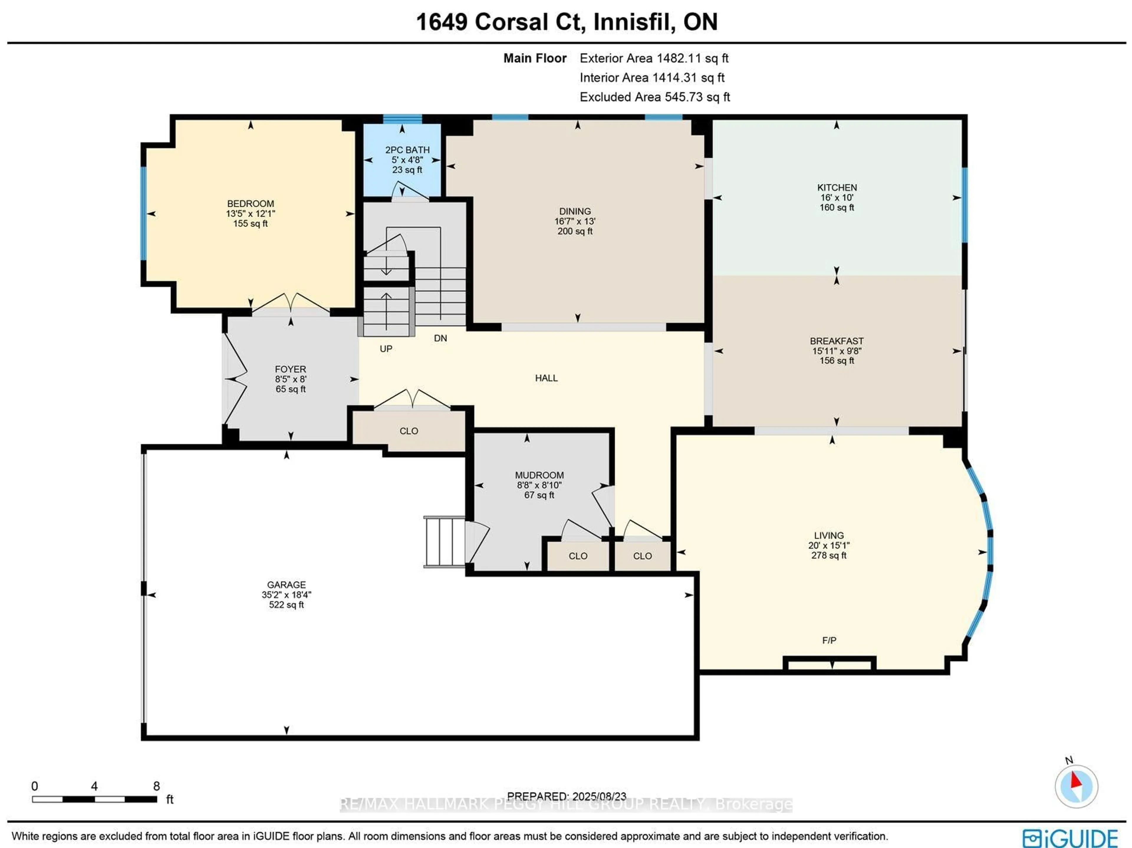 Floor plan for 1649 Corsal Crt, Innisfil Ontario L9S 0P8