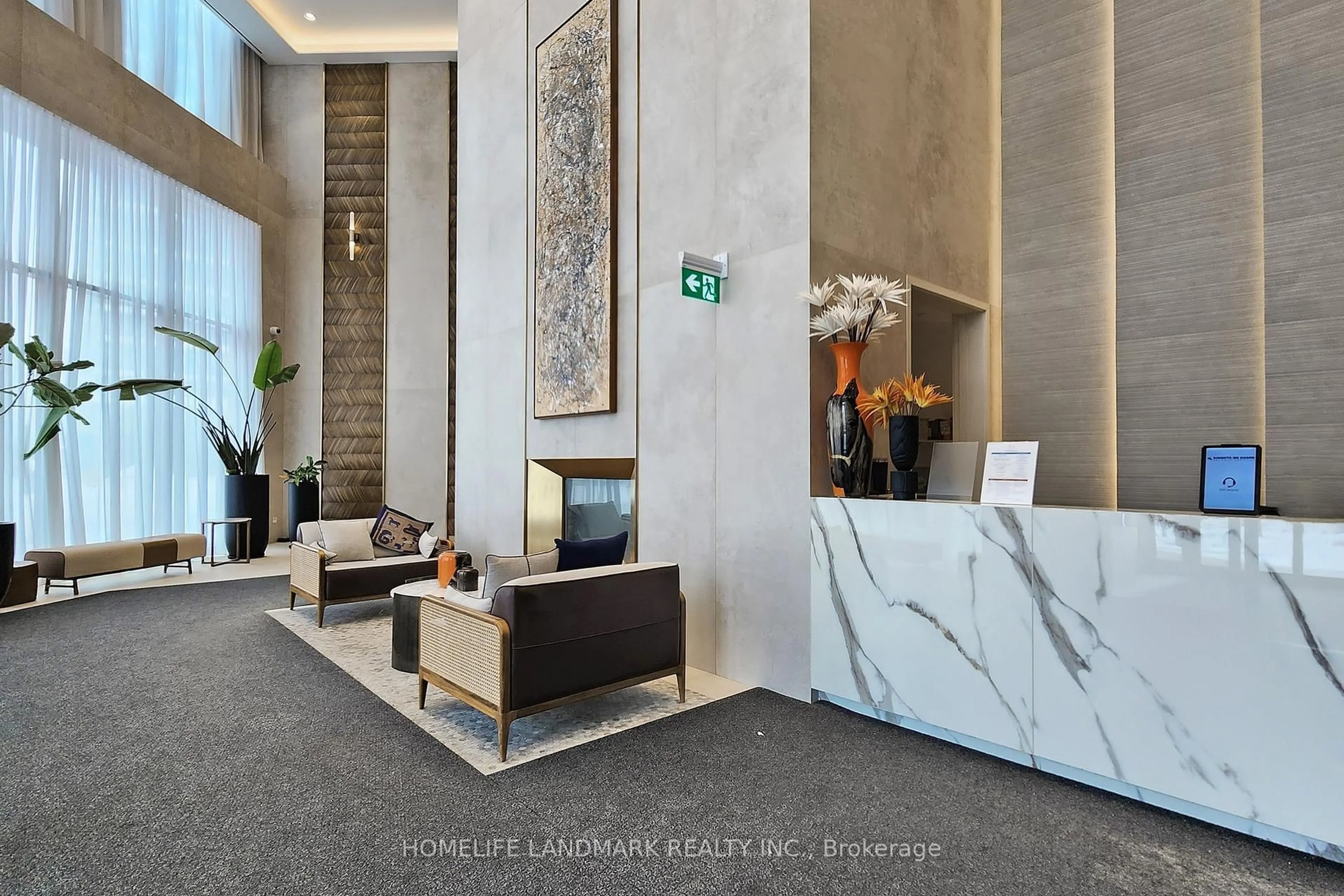 Lobby for 1000 Portgage Pkwy #3207, Vaughan Ontario L4K 0L1